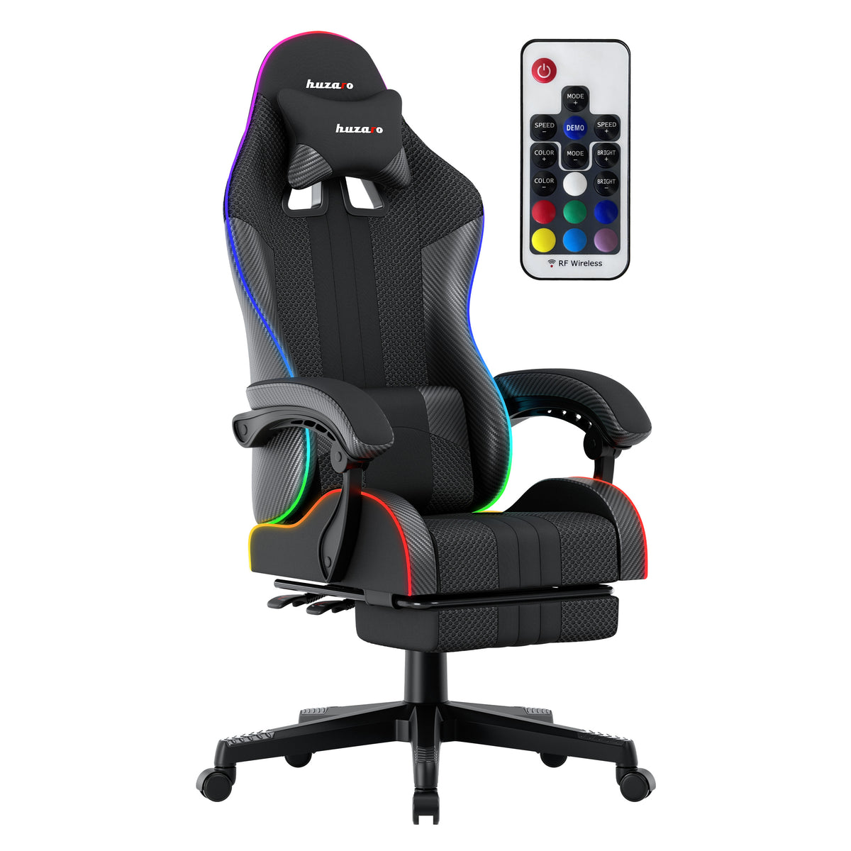 Гейминг стол HUZARO Force 4.7 RGB Mesh