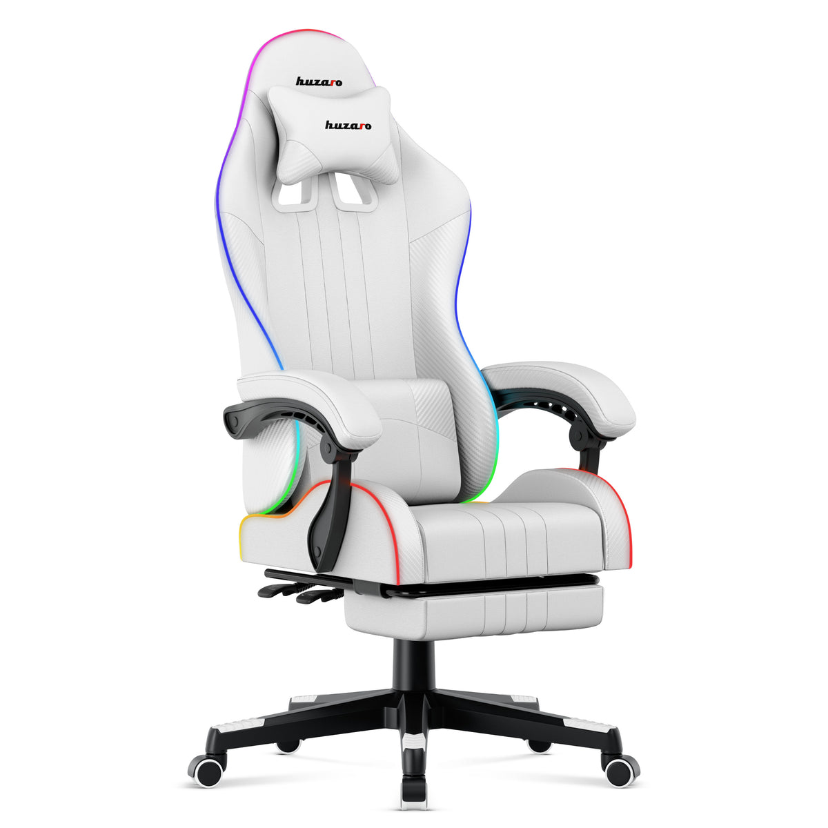 Гейминг стол HUZARO Force 4.7 White RGB