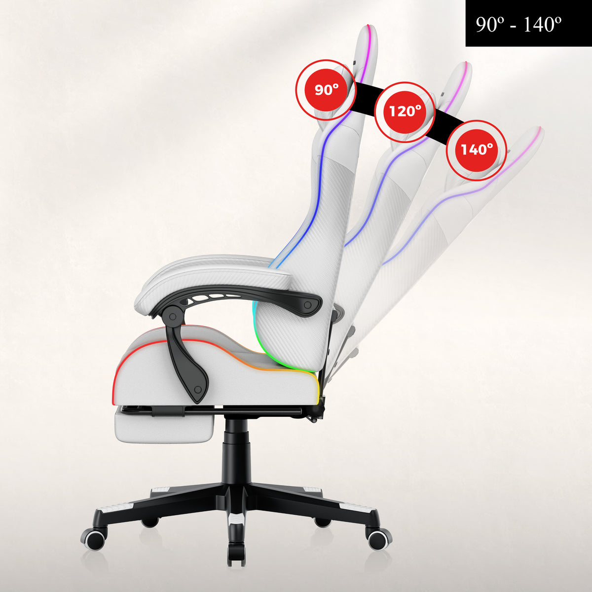 A háttámla kényelmes döntése