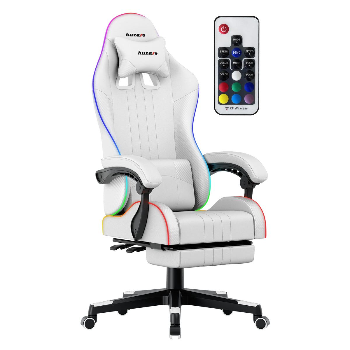 Гейминг стол HUZARO Force 4.7 White RGB