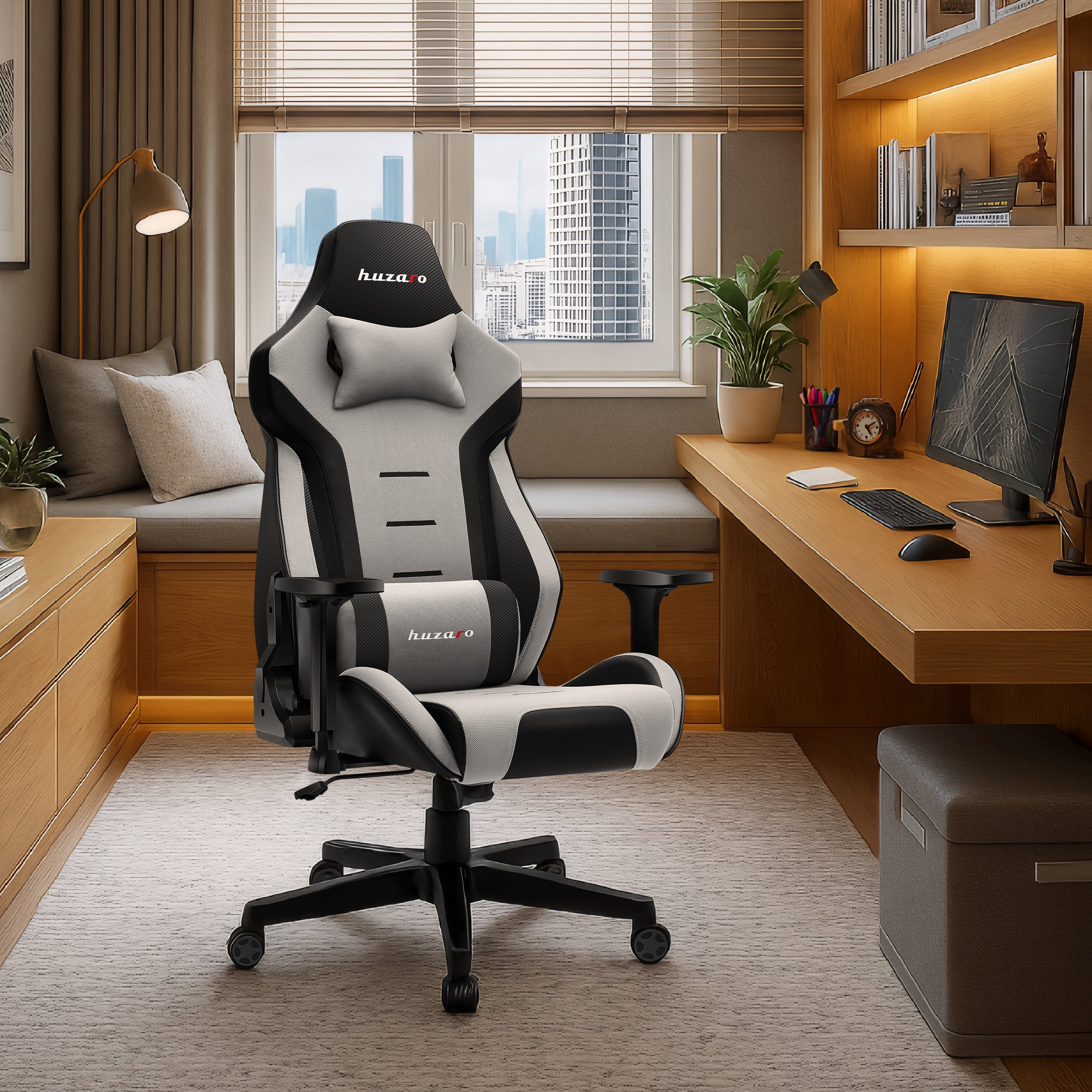 Fotel Gamingowy Huzaro FORCE 7.6 Grey