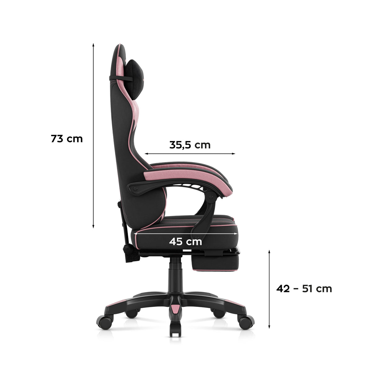 Huzaro Force 3.7 Pink gamer szék