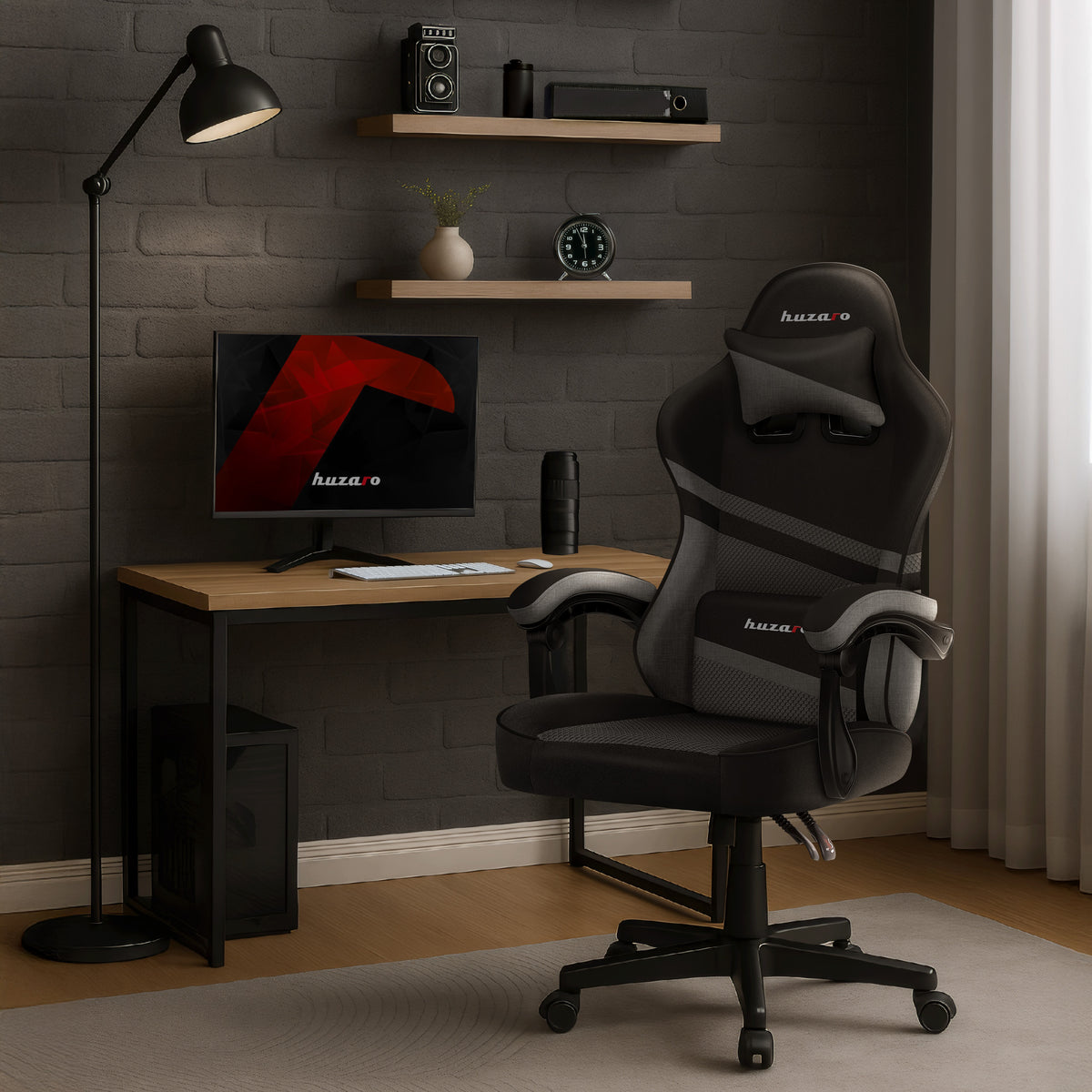 Гейминг стол HUZARO FORCE 4.4 Grey Mesh