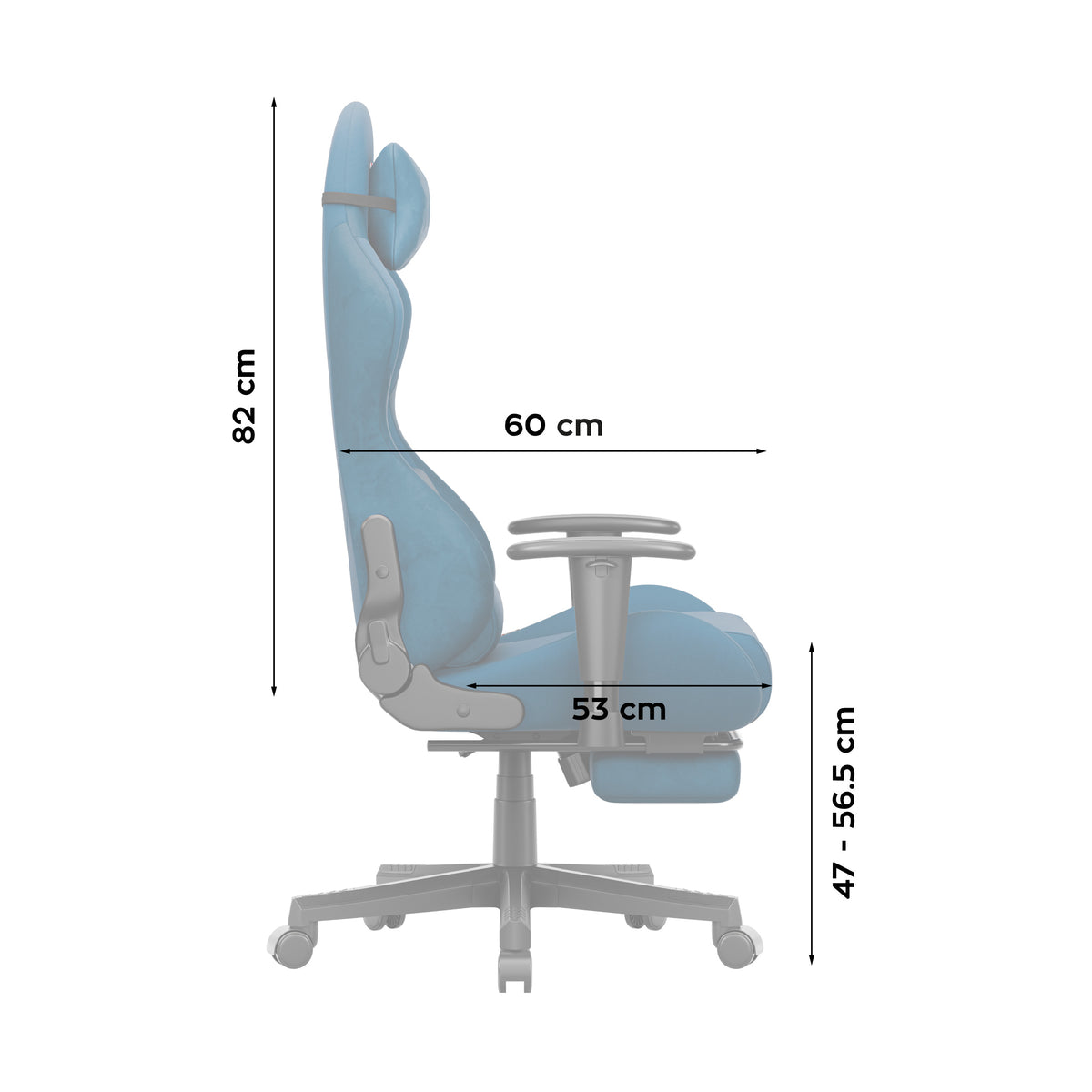 Huzaro Force 5.7 Blue gamer szék