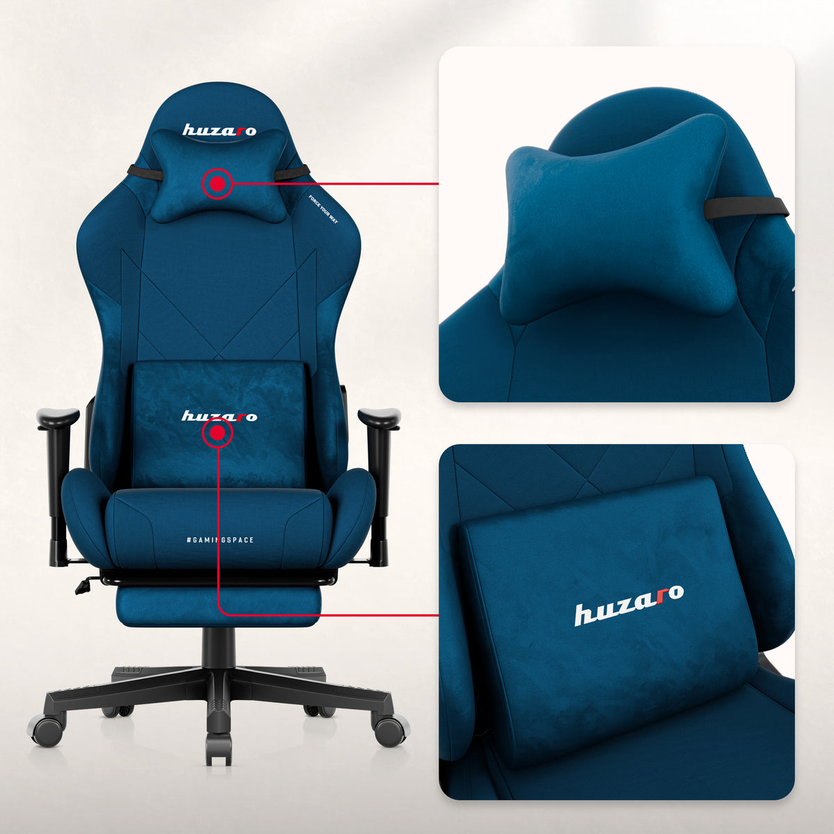 Huzaro Force 5.7 Blue gamer szék