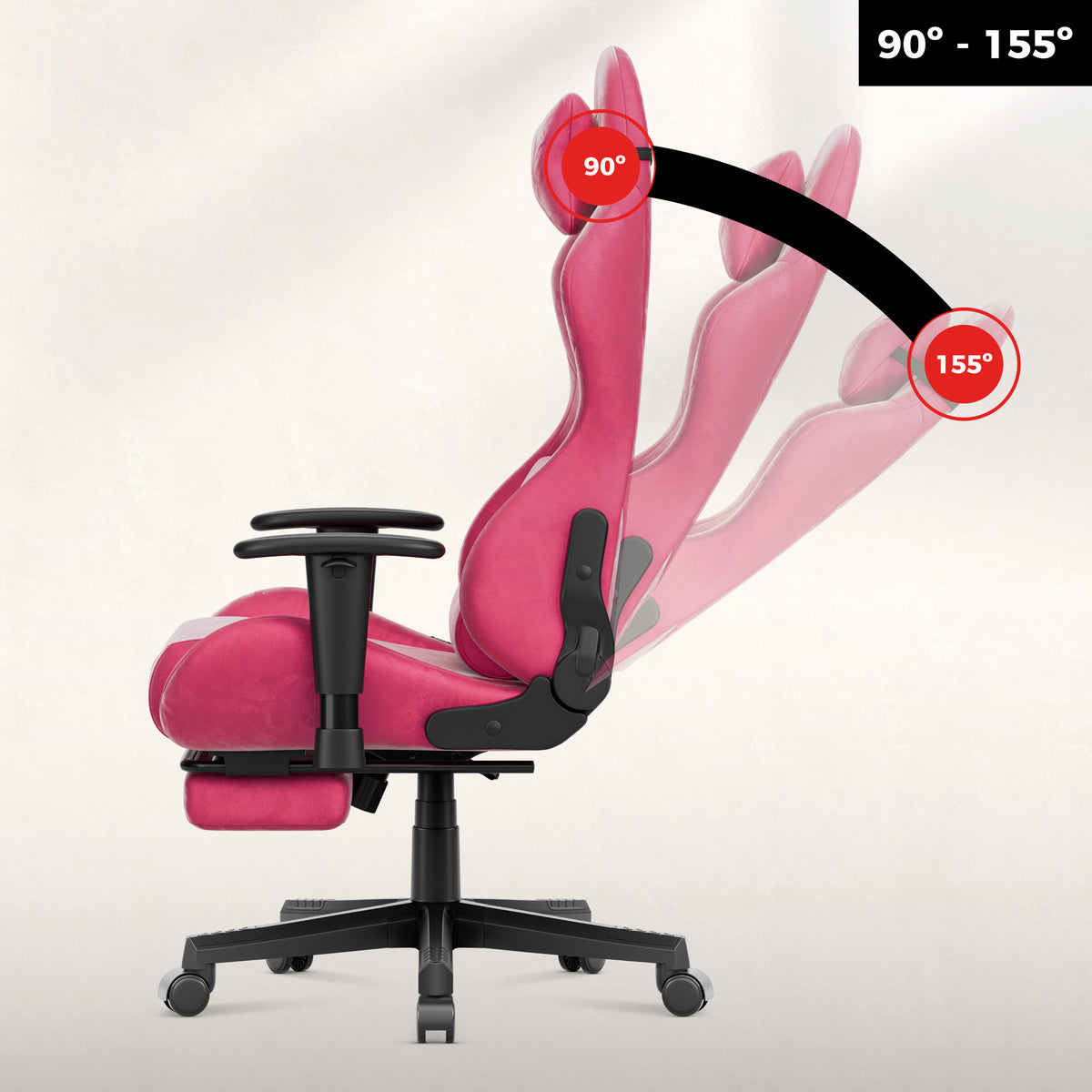 Гейминг стол Huzaro Force 5.7 Pink