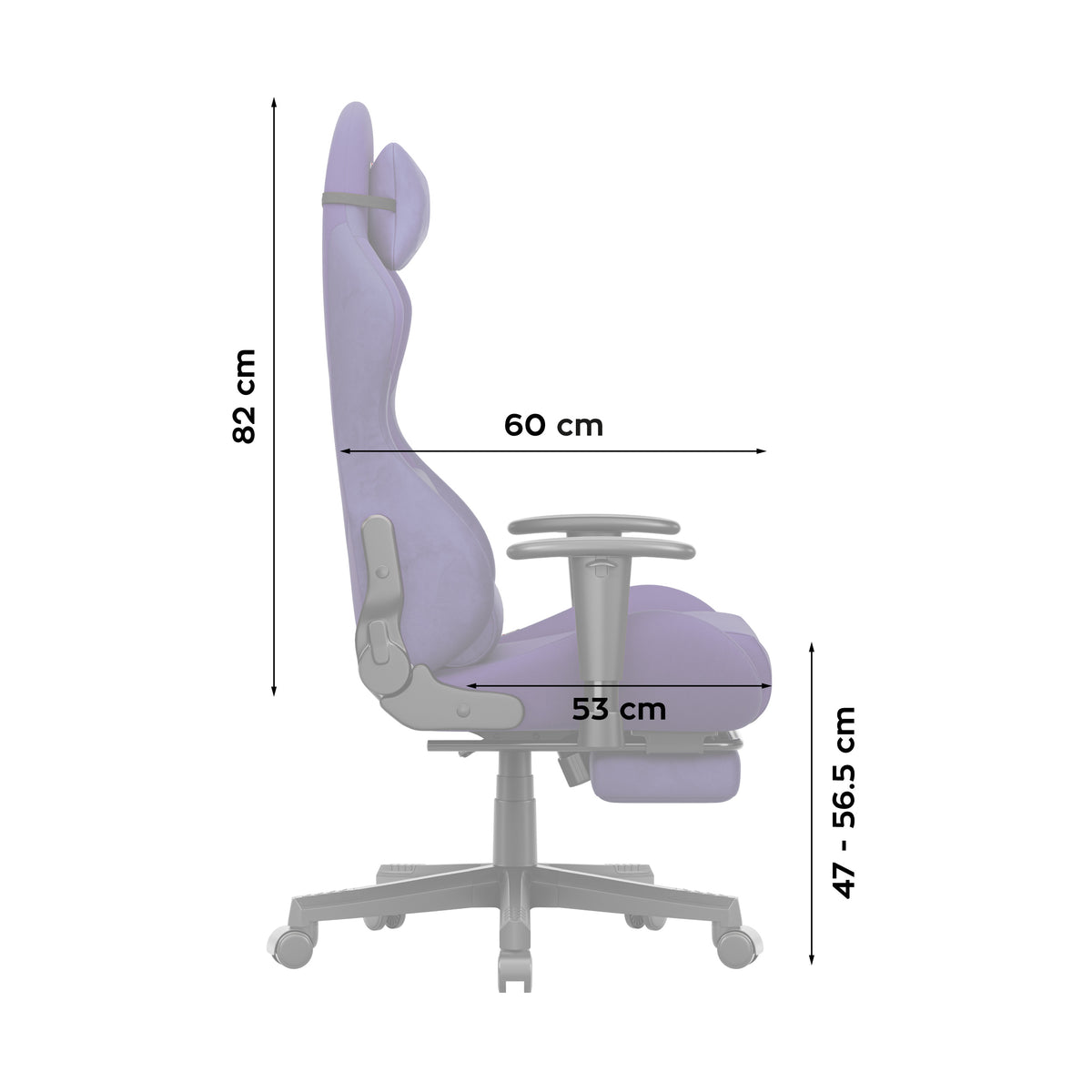 Huzaro Force 5.7 Purple gamer szék