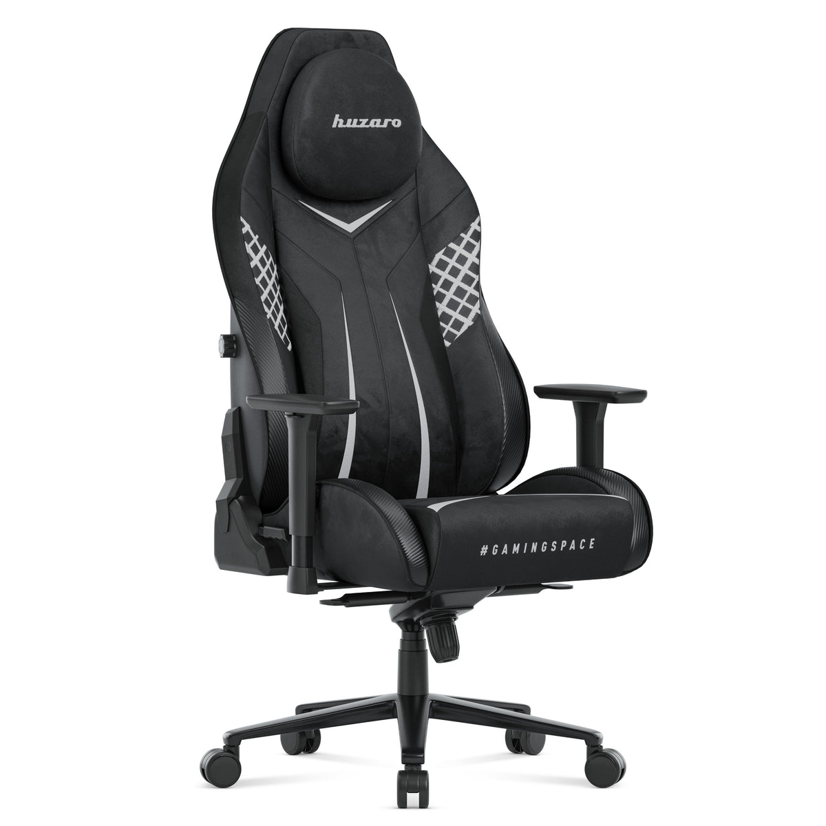 Huzaro Force 8.3 Carbon Black színű, velúr borítású gamer szék