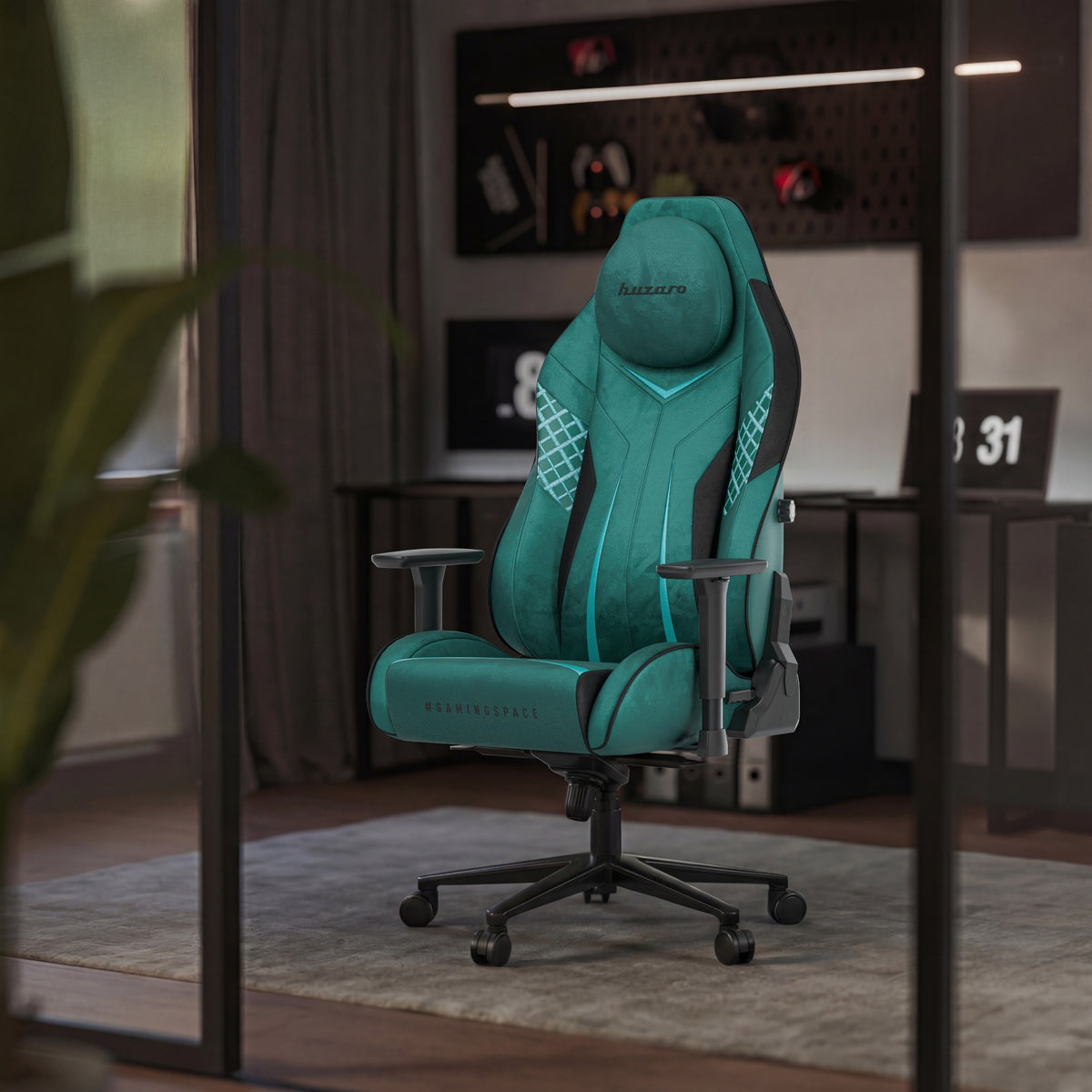 Huzaro Force 8.3 Green szarvasbőr gaming szék