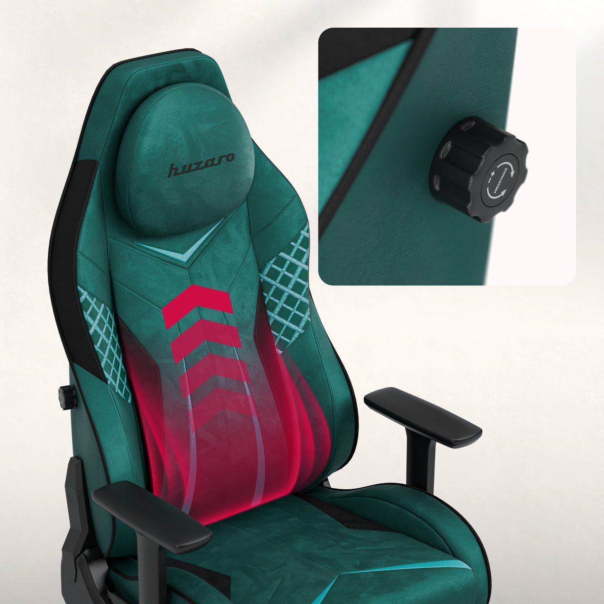 Huzaro Force 8.3 Green szarvasbőr gaming szék