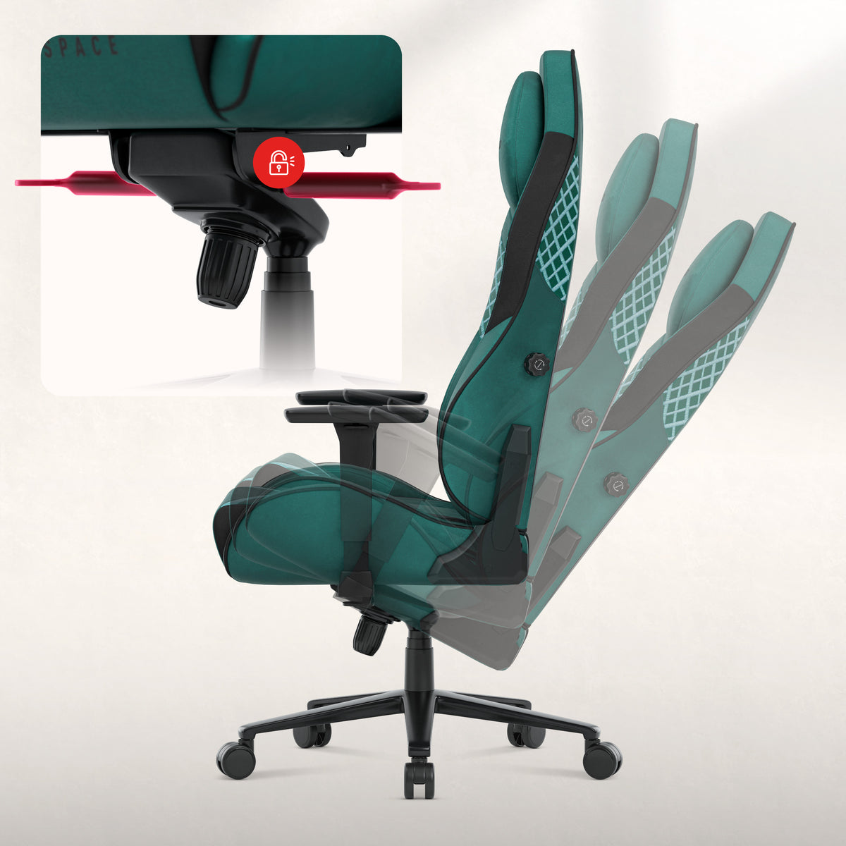 Huzaro Force 8.3 Green szarvasbőr gaming szék