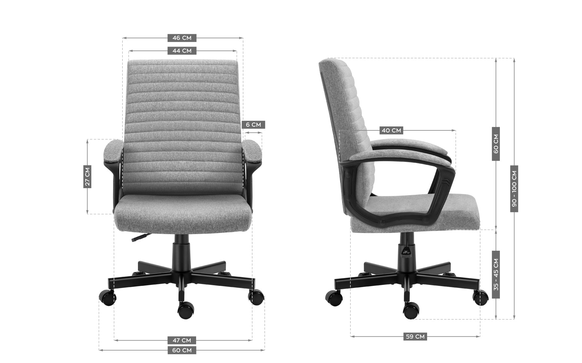 Fotel Biurowy Mark Adler Boss 2.5 Grey