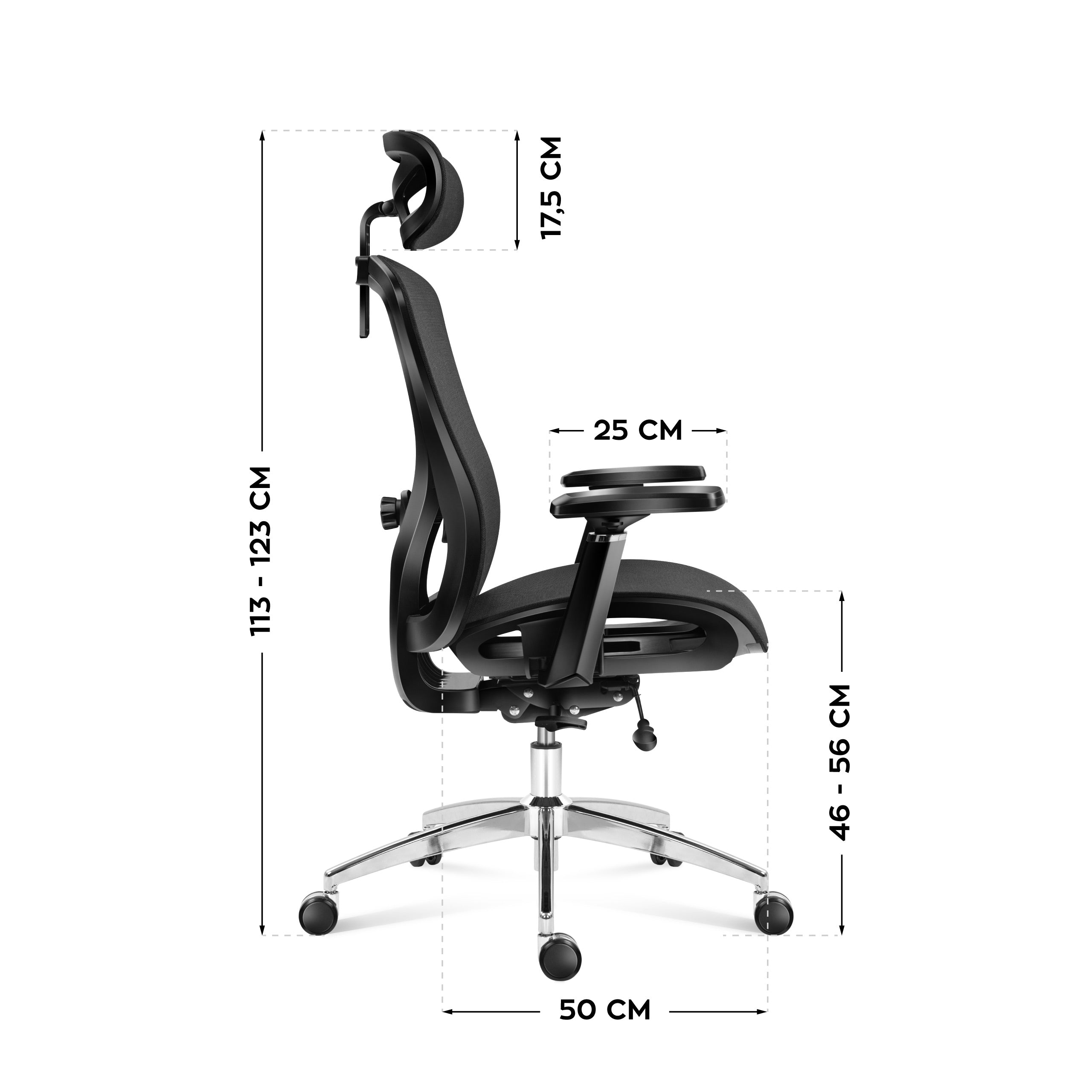 Fotel ergonomiczny Mark Adler Expert 5.3 Black Mesh