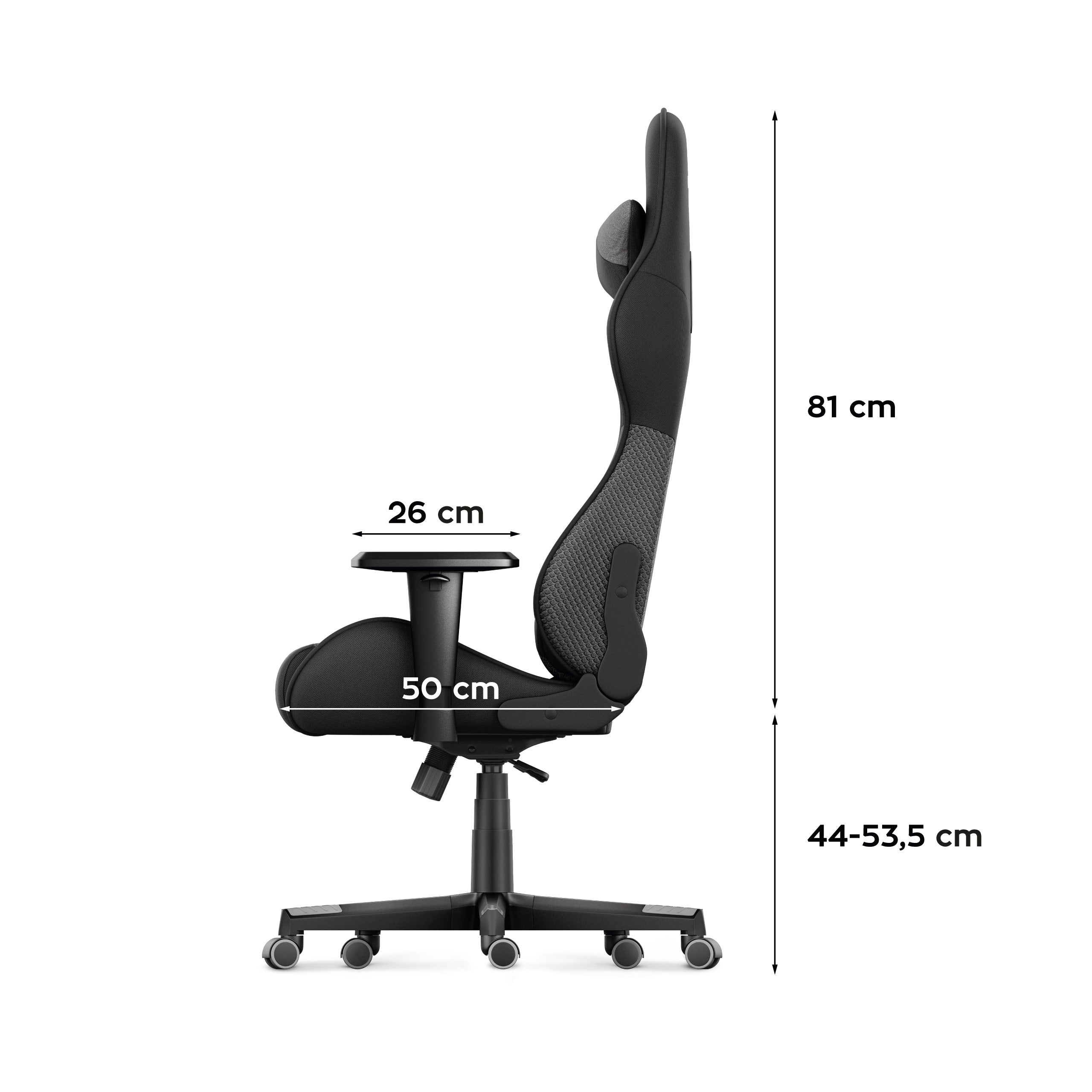 Fotel Gamingowy HUZARO FORCE 6.2  Grey Mesh