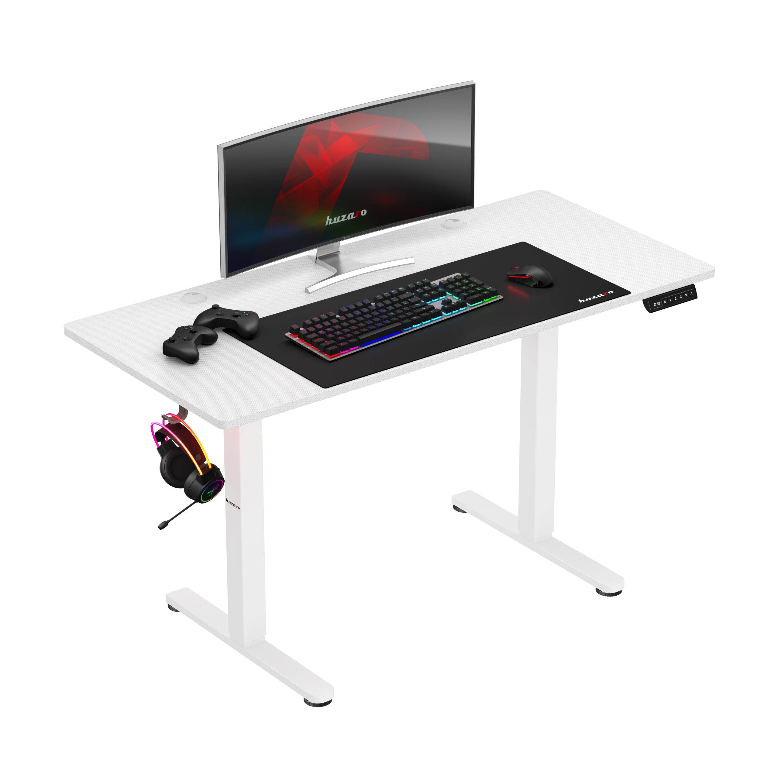 Biurko Elektryczne Huzaro Hero 8.2 White 120 cm