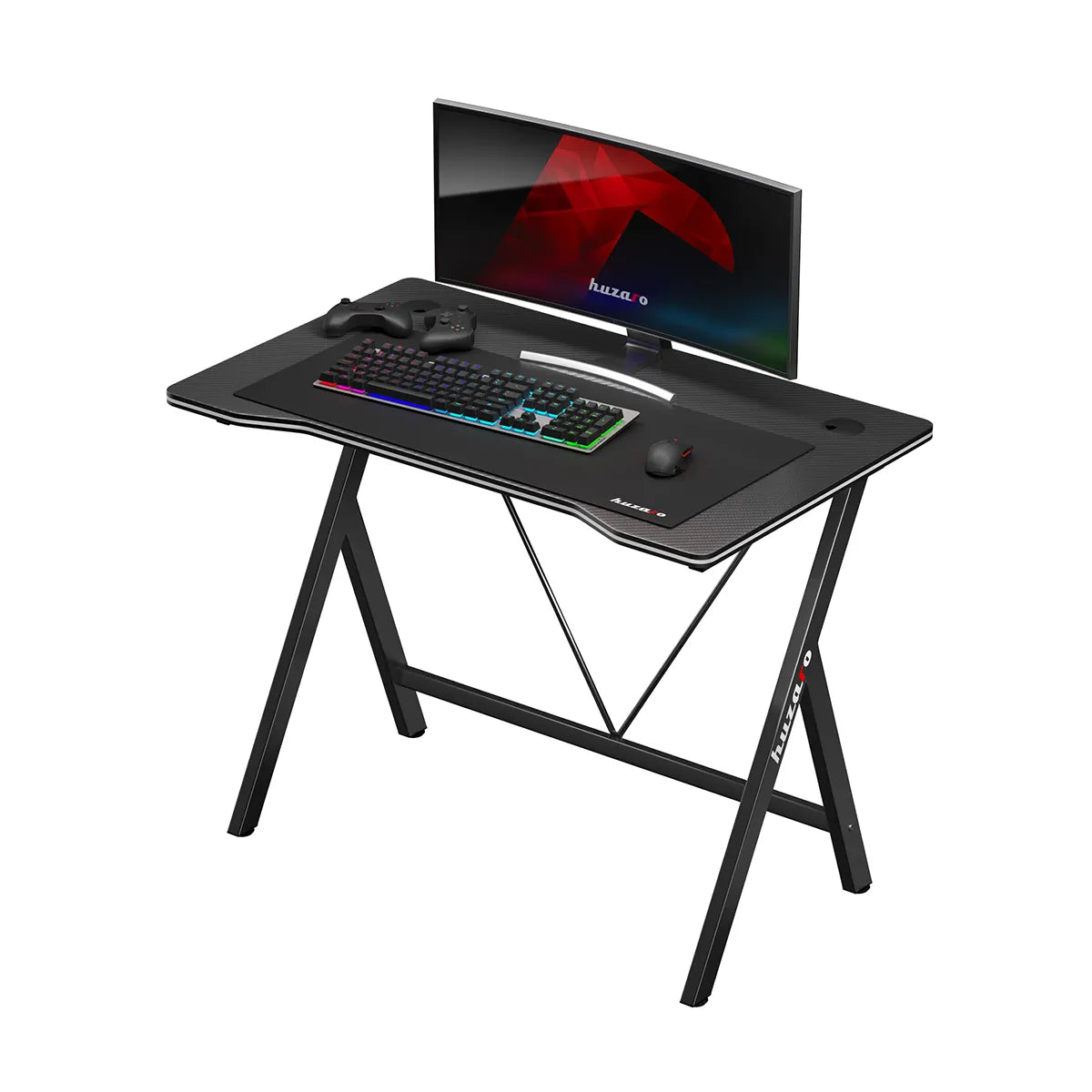 Гейминг бюро Huzaro Hero 1.4 Black 100 см