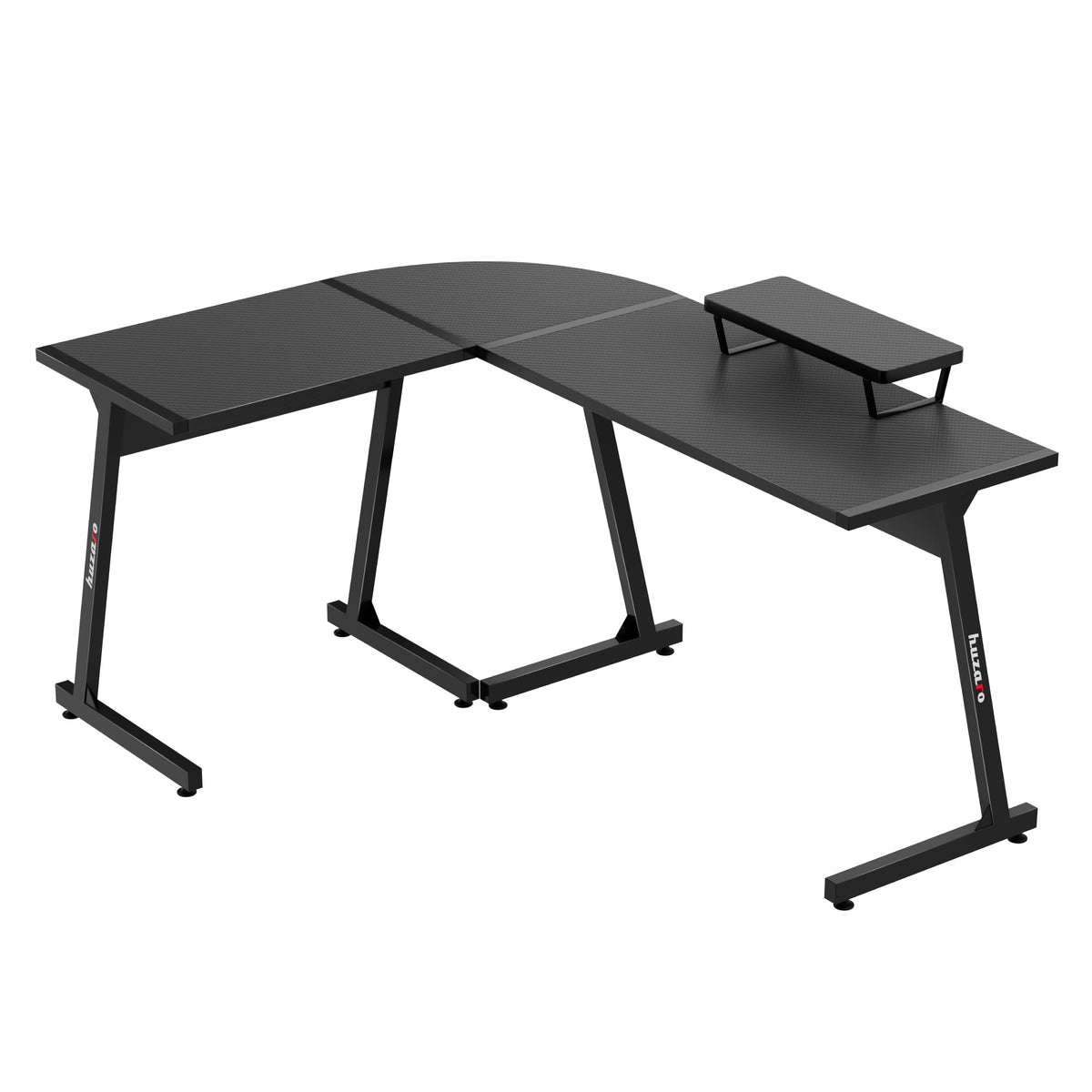 Huzaro Hero 6.0 Black 147 cm-es gamer íróasztal