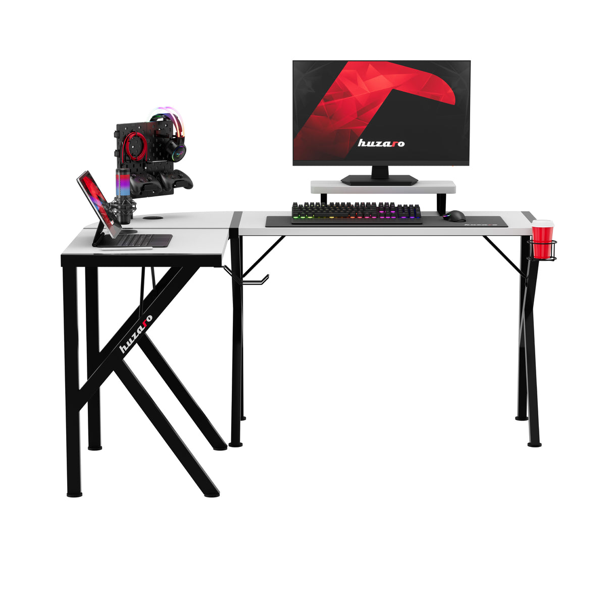 Гейминг бюро Huzaro Hero 6.3 White 154 см