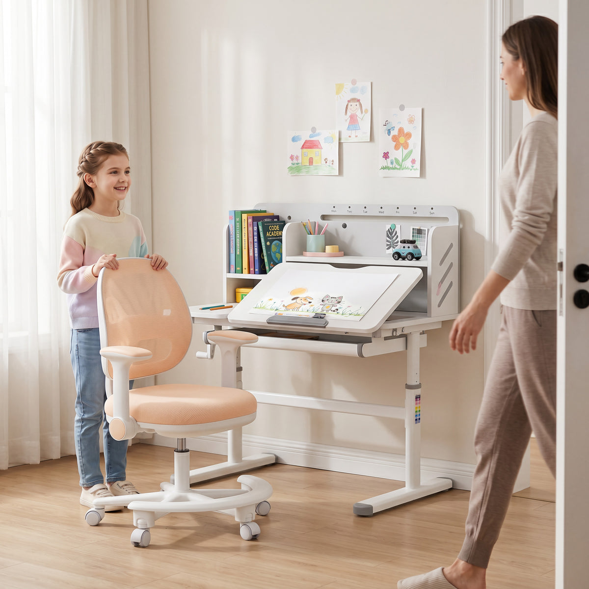 Mark Adler Junior 3.6 Beige ergonómikus írószék gyerekeknek