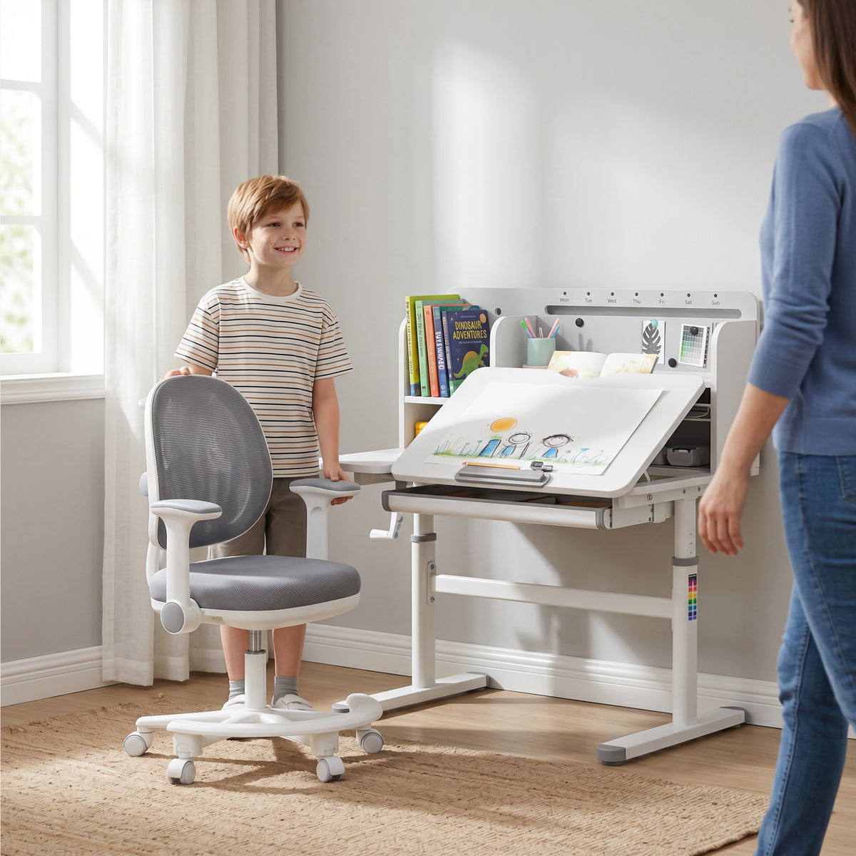 Mark Adler Junior 3.6 Grey ergonómikus írószék gyerekeknek