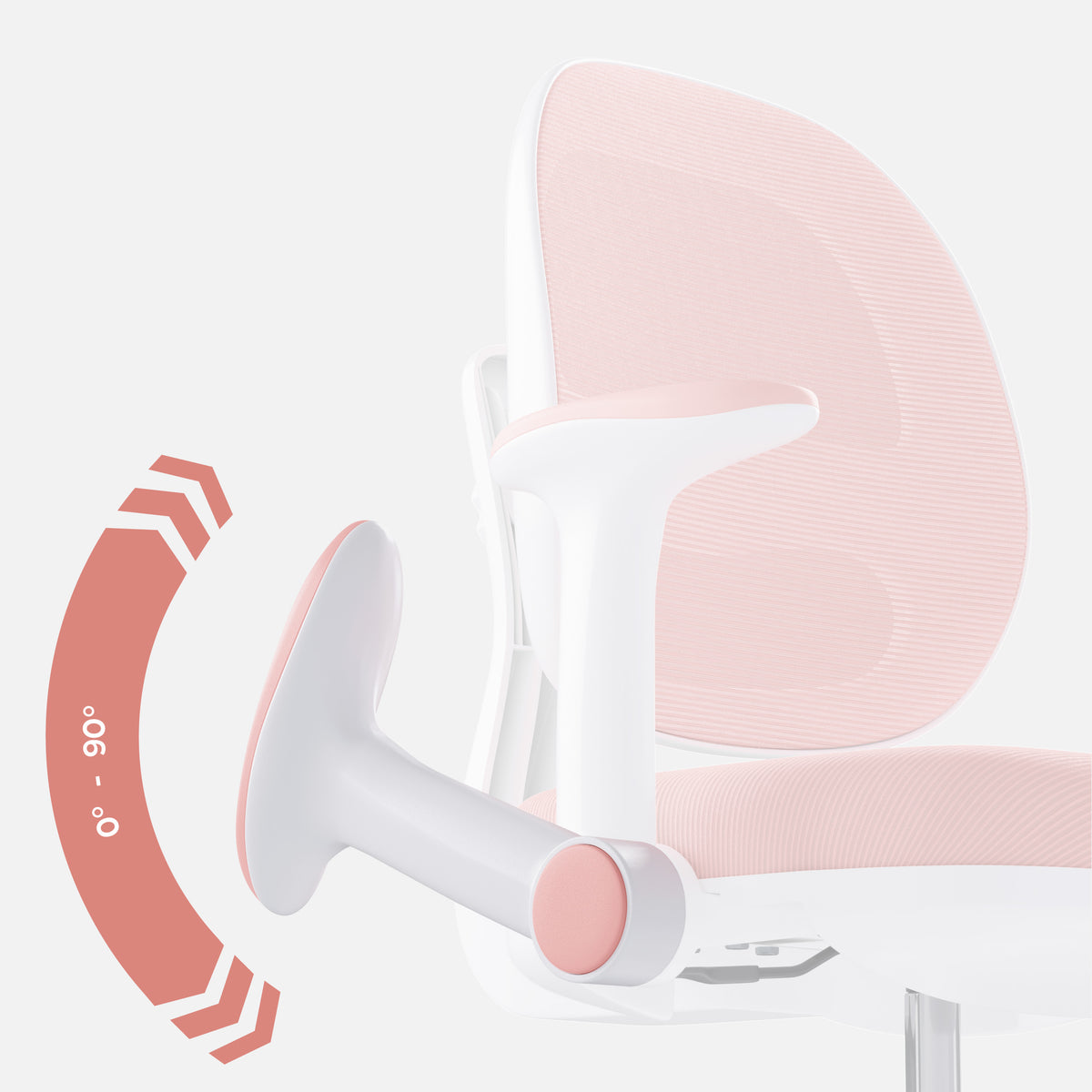 Ергономично бюро за дете Mark Adler Junior 3.6 Pink