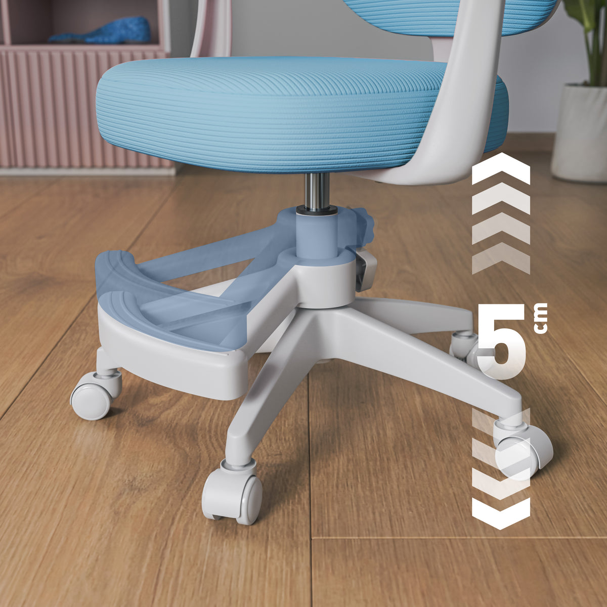 Въртящо се детско кресло Mark Adler Junior 3.1 Blue