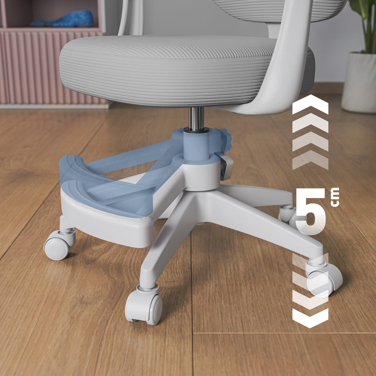 Въртящо се детско кресло Mark Adler Junior 3.1 Grey