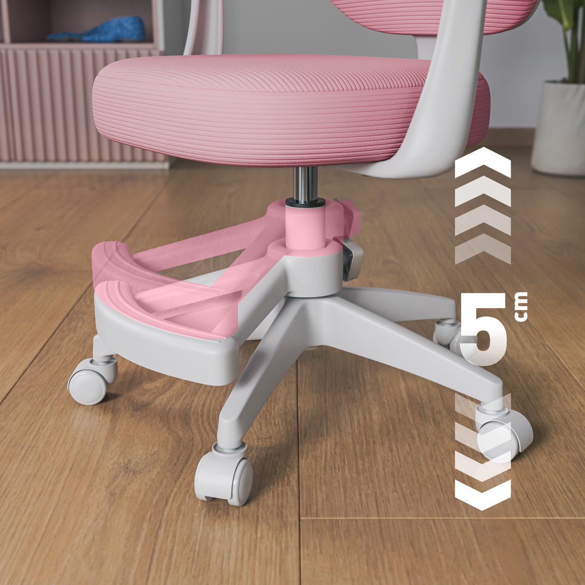 Въртящо се детско кресло Mark Adler Junior 3.1 Pink
