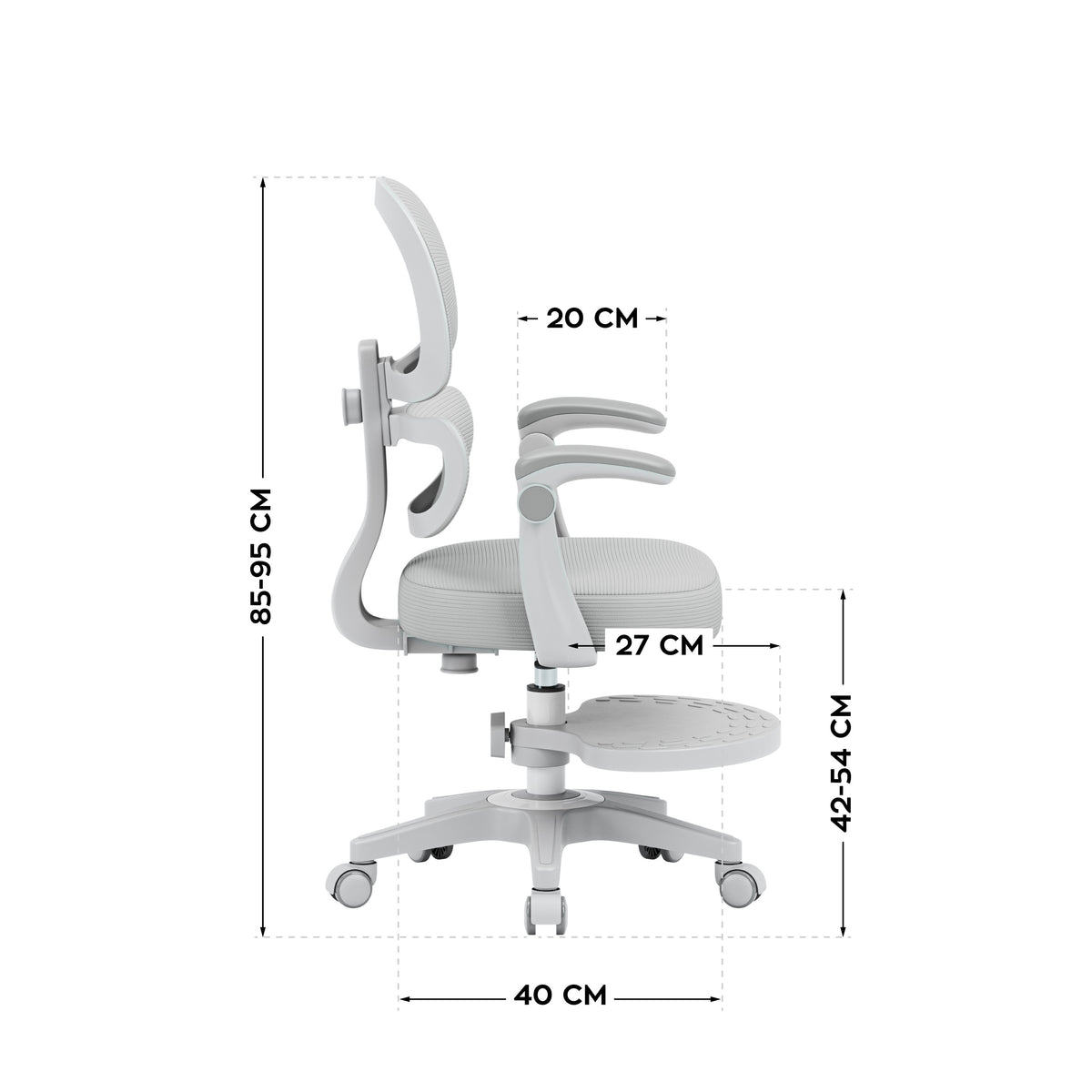 Mark Adler Junior 4.4 Grey ergonómikus gyermekfotel