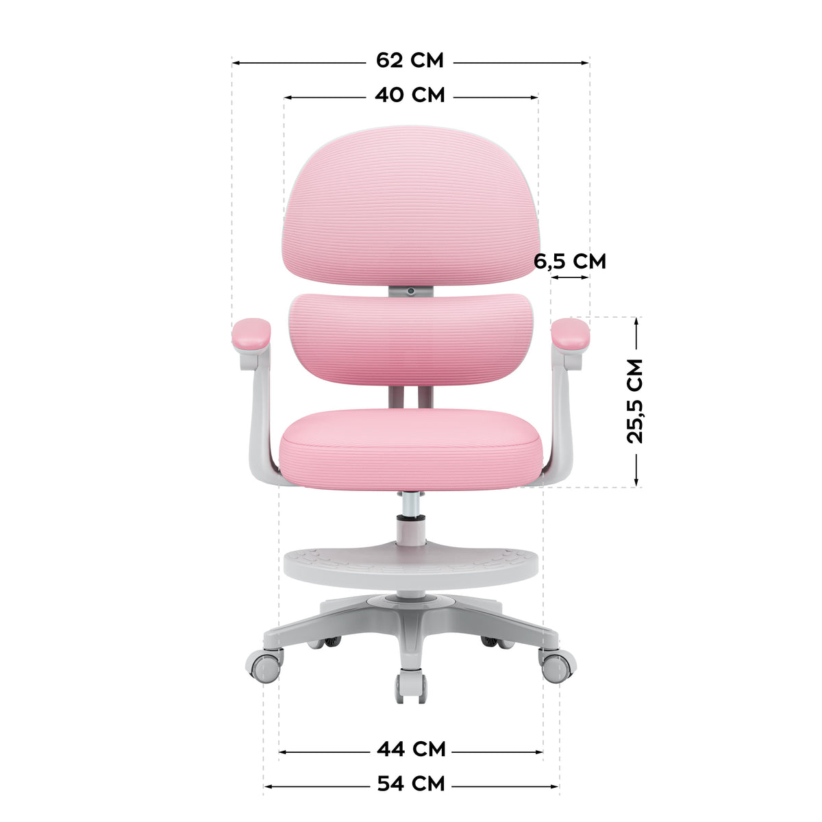 Ергономично детско кресло Mark Adler Junior 4.4 Pink