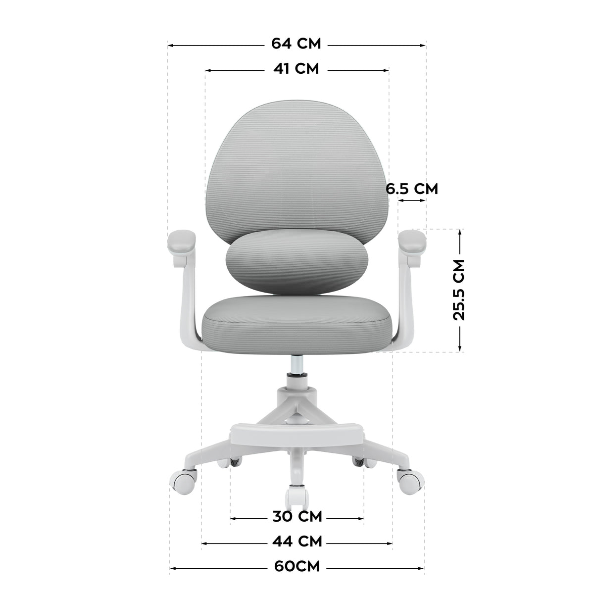 Детско бюро с стол Mark Adler Junior 4.5 Grey