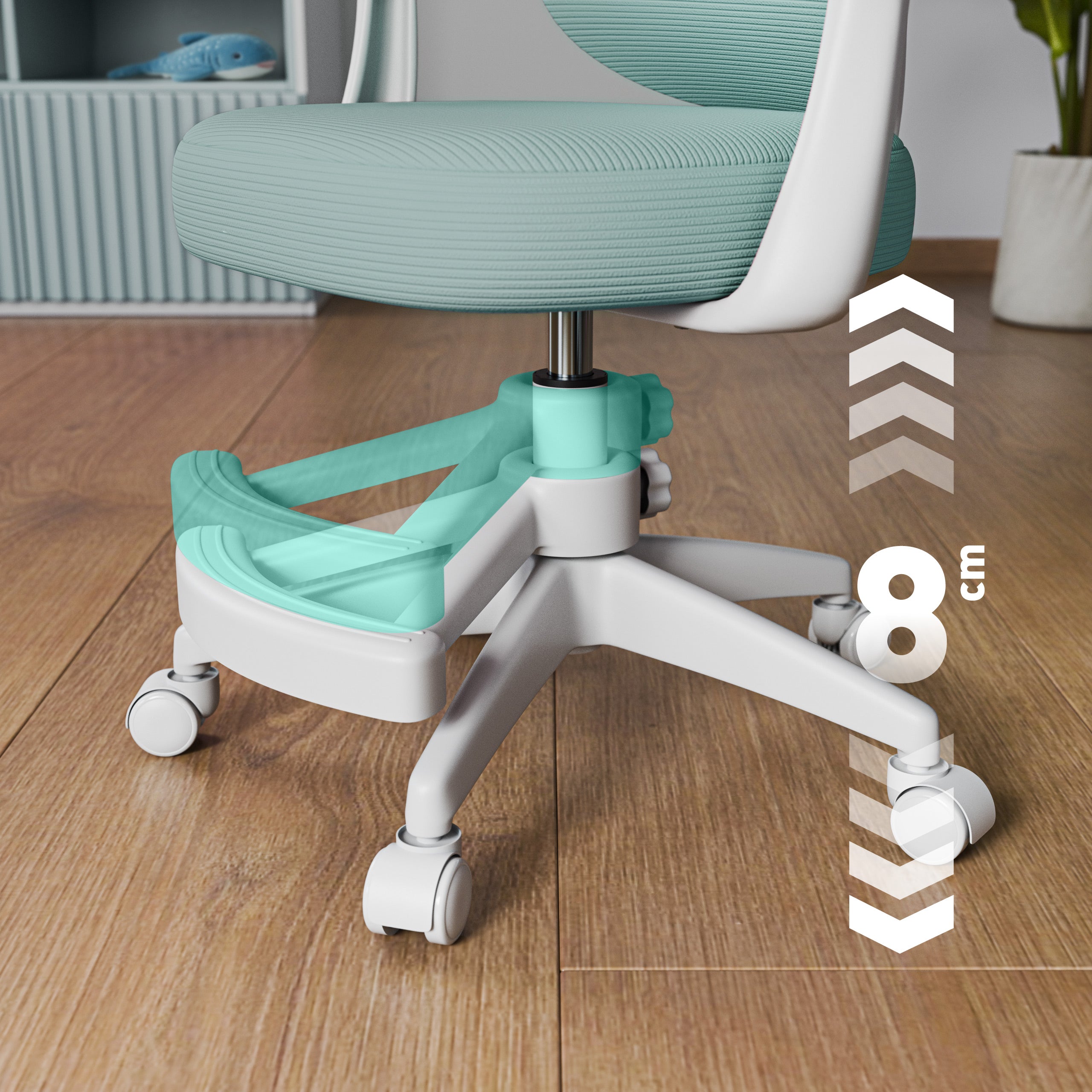 Fotel do biurka dla dziecka Mark Adler Junior 4.5 Mint