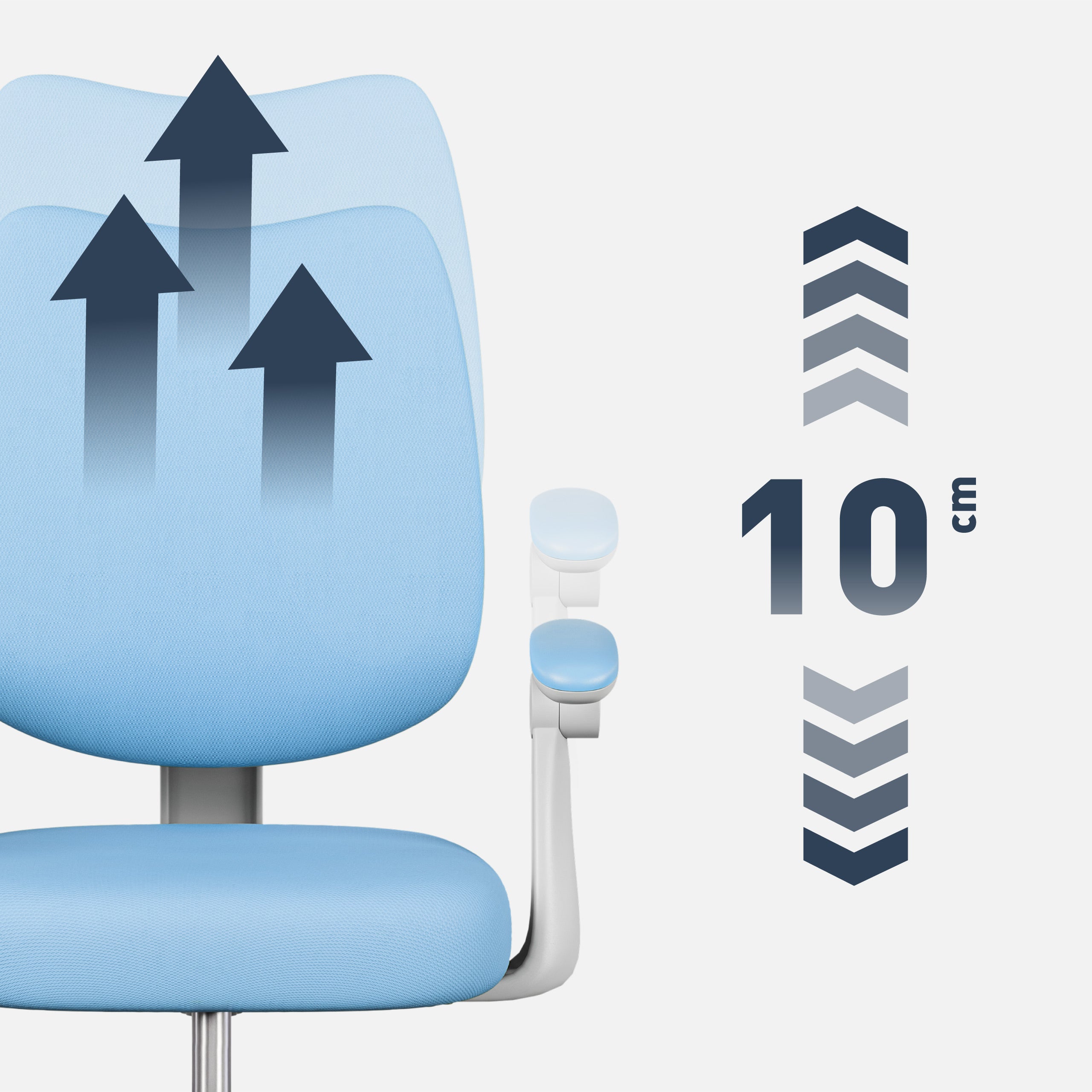 Ergonomiczny fotel dla dzieci Mark Adler Junior 4.6 Blue