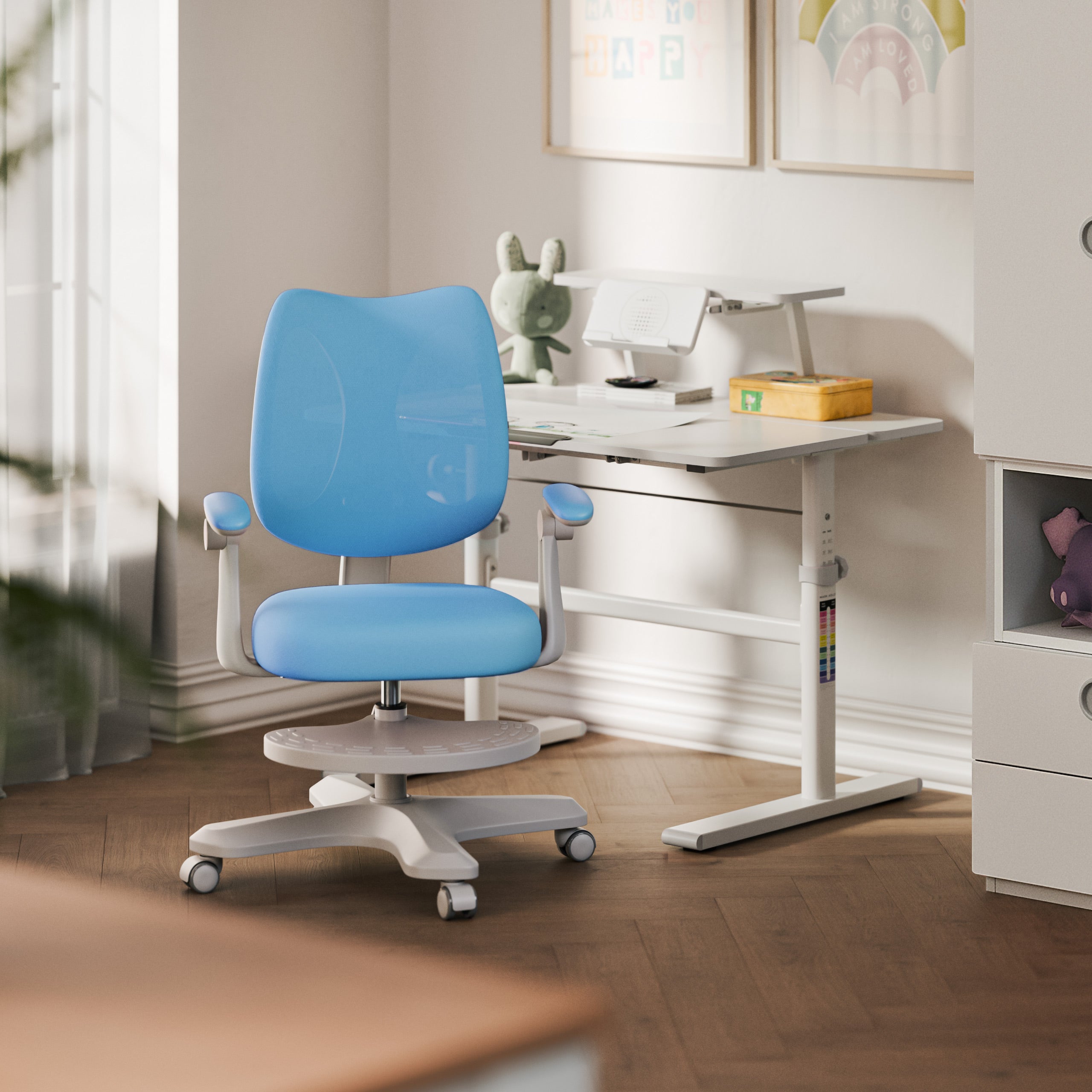 Ergonomiczny fotel dla dzieci Mark Adler Junior 4.6 Blue