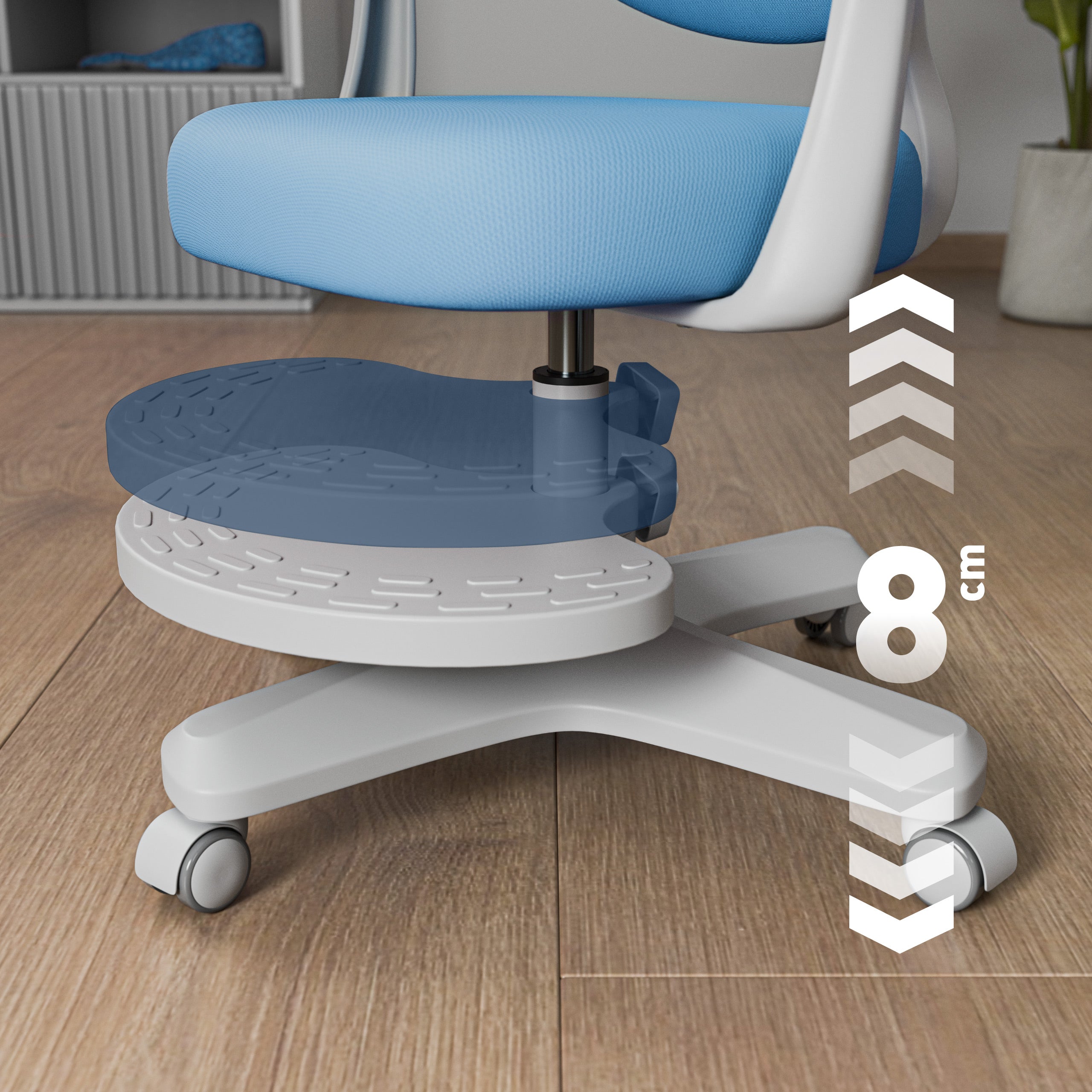 Ergonomiczny fotel dla dzieci Mark Adler Junior 4.6 Blue