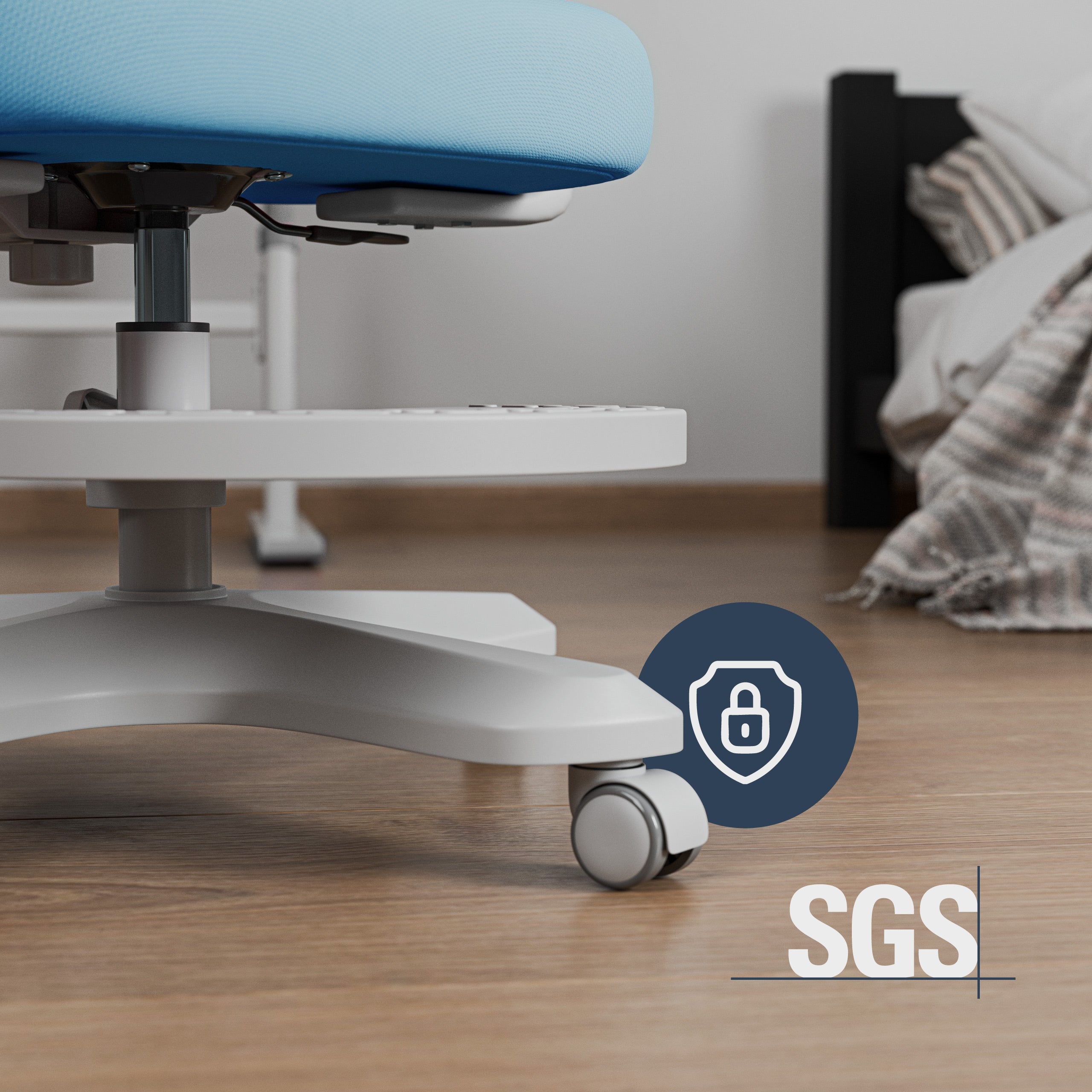 Ergonomiczny fotel dla dzieci Mark Adler Junior 4.6 Blue