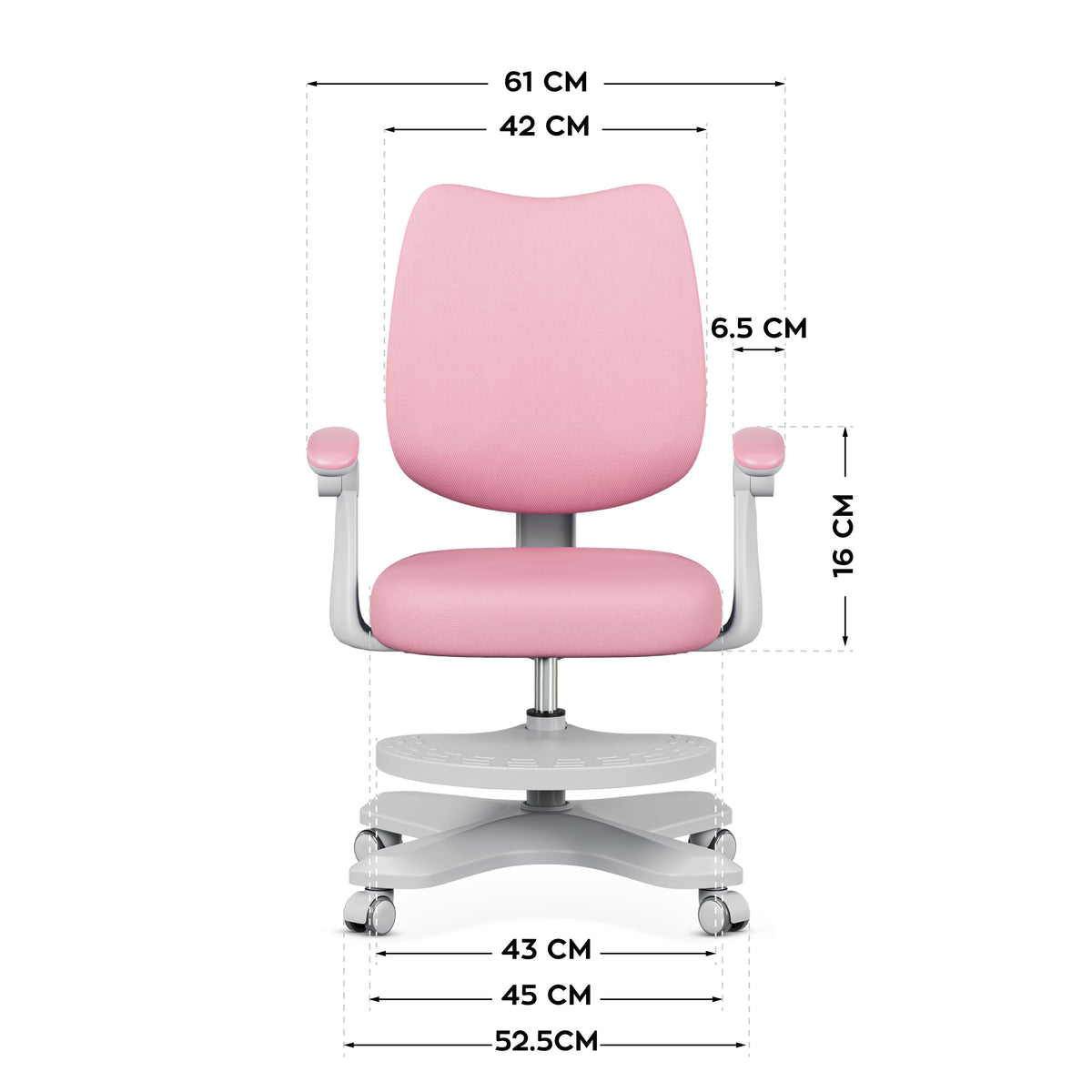 Ергономично детско кресло Mark Adler Junior 4.6 Pink