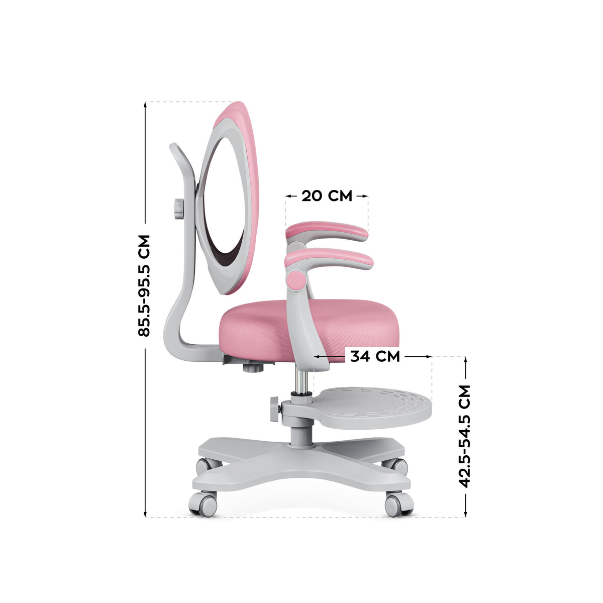 Ергономично детско кресло Mark Adler Junior 4.6 Pink