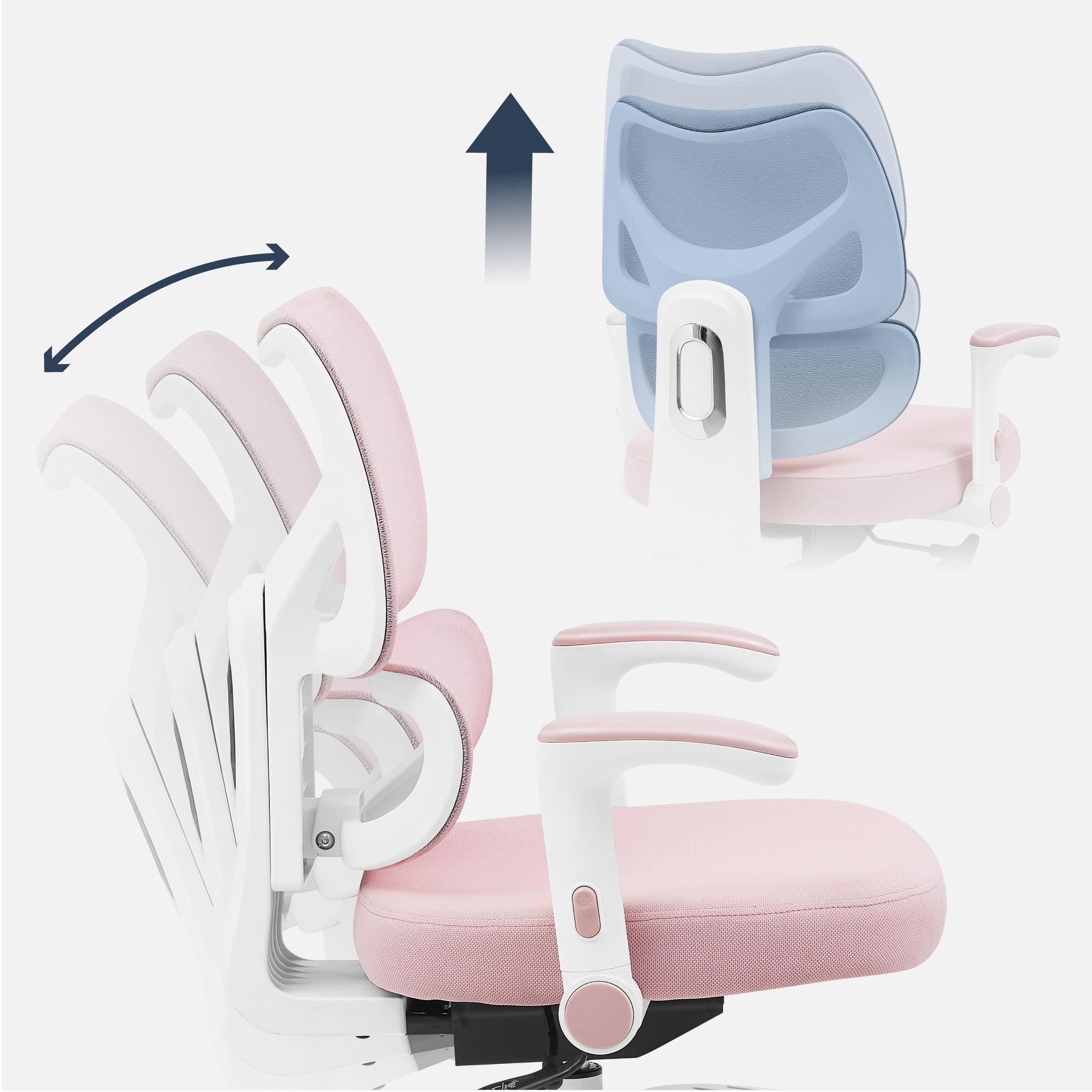 Fotel obrotowy dla dziecka Mark Adler Junior 5.3 Pink