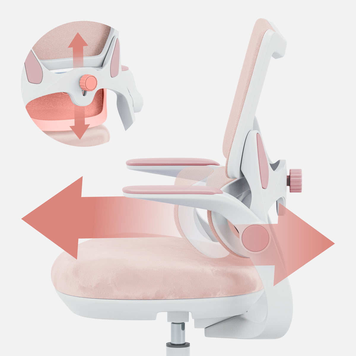 Детско бюро с стол Mark Adler Junior 5.7 Pink