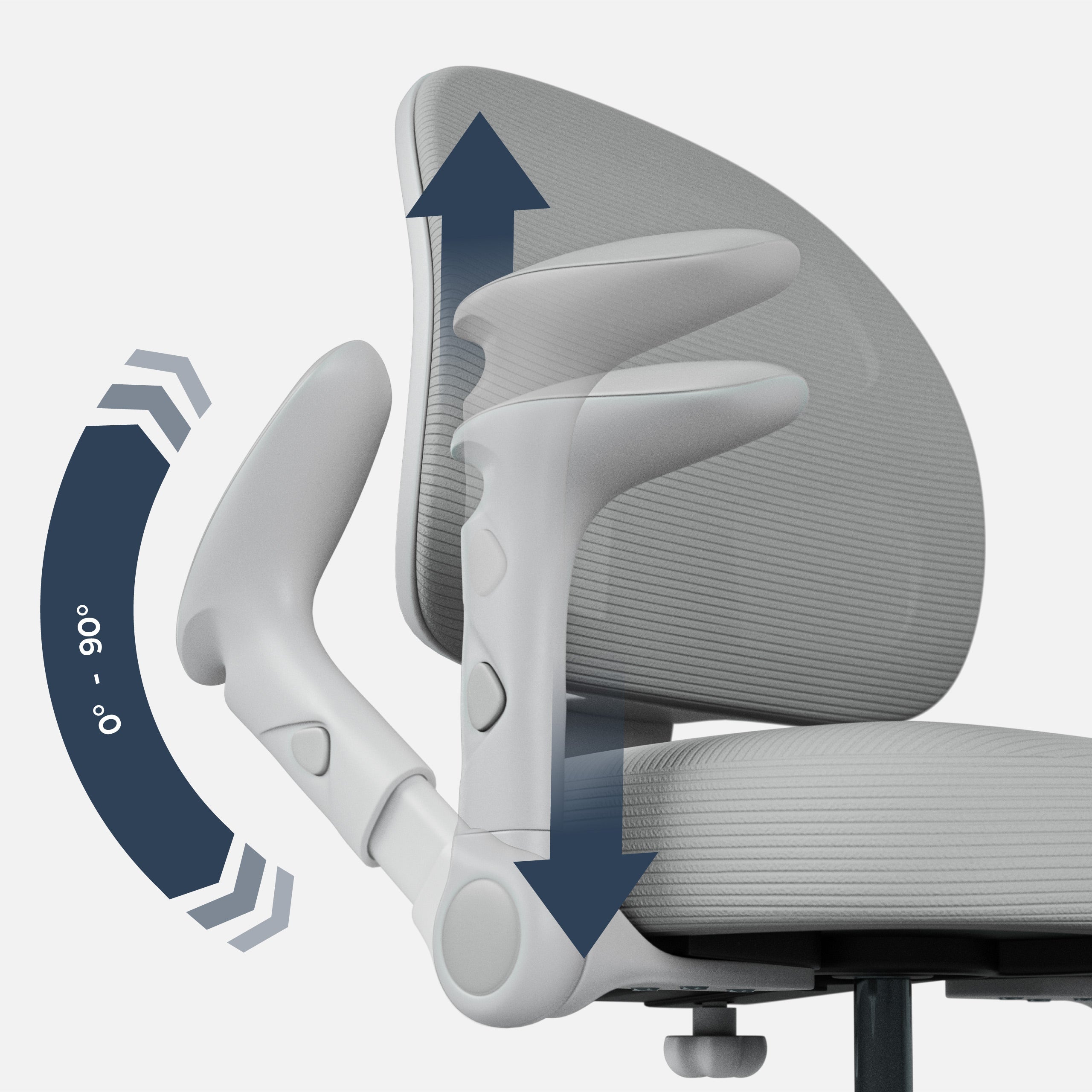 Regulowane podłokietniki