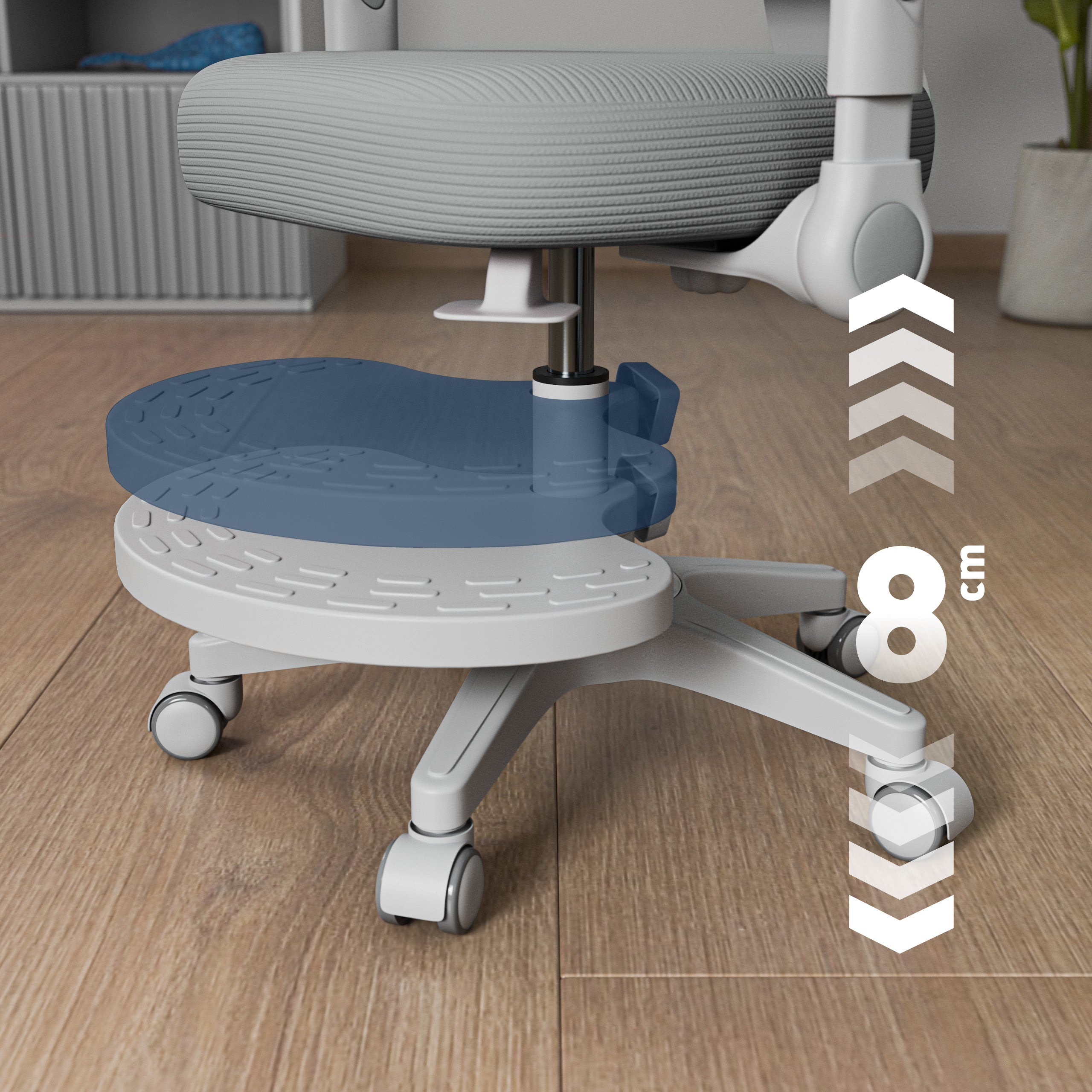 Wygodny podnóżek z regulacją