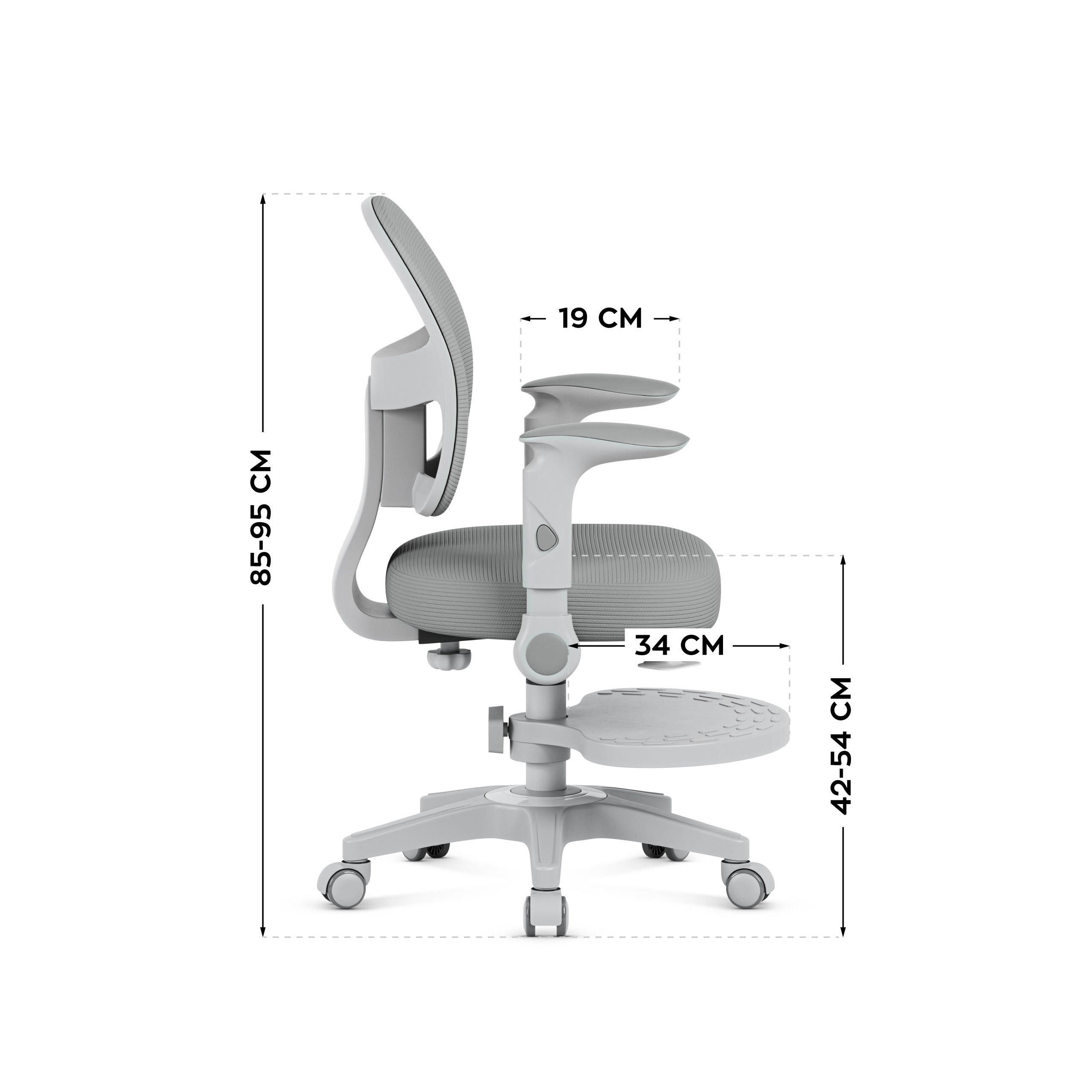 Fotel obrotowy Mark Adler JUNIOR 5.0 Grey