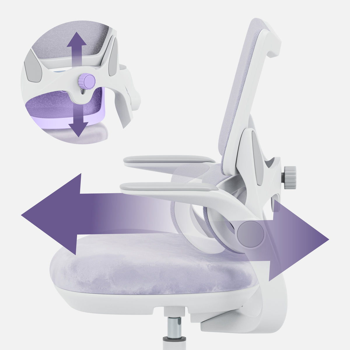 Детско бюро с стол Mark Adler Junior 5.7 Purple