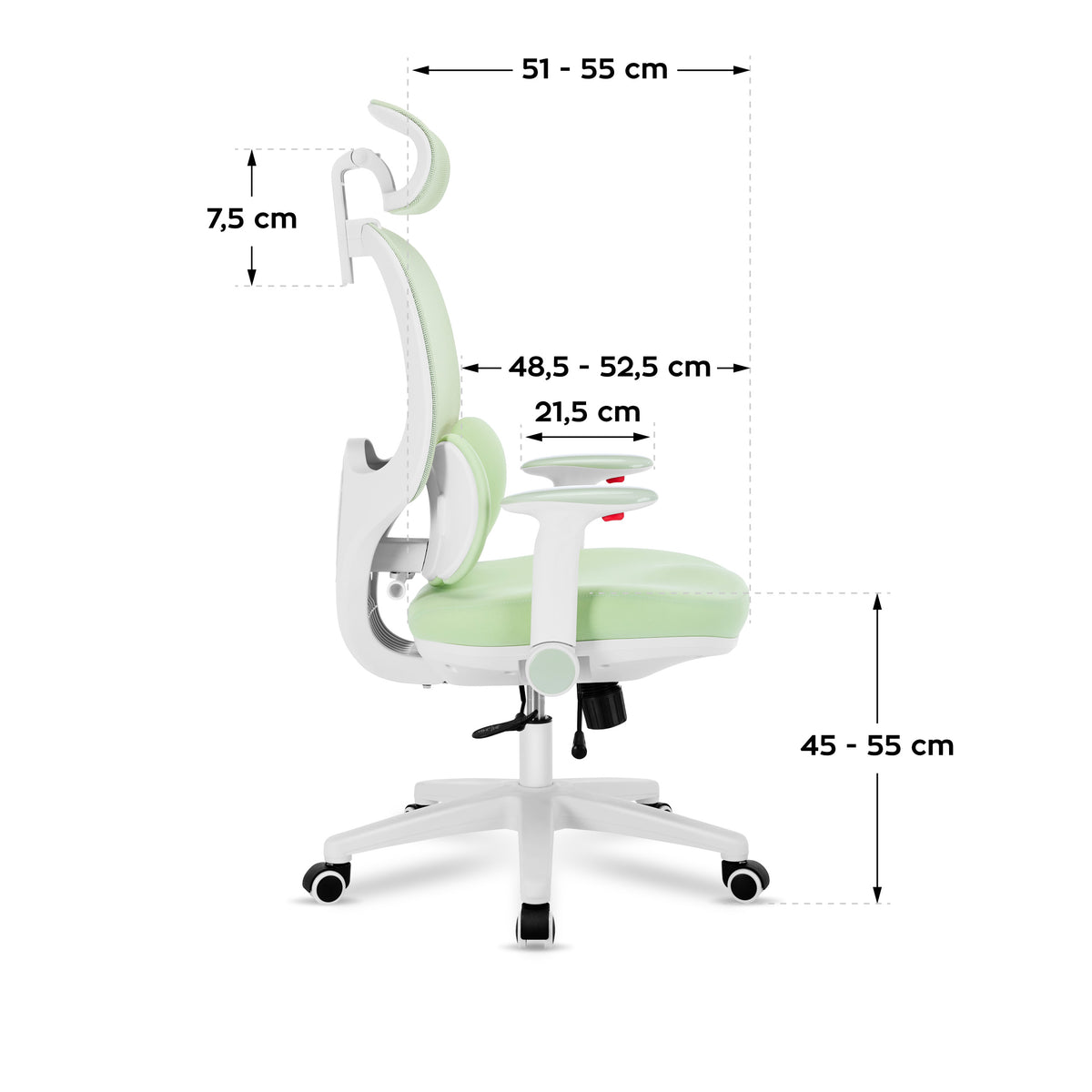 Mark Adler Junior 6.3 Green ergonómikus gyermekfotel