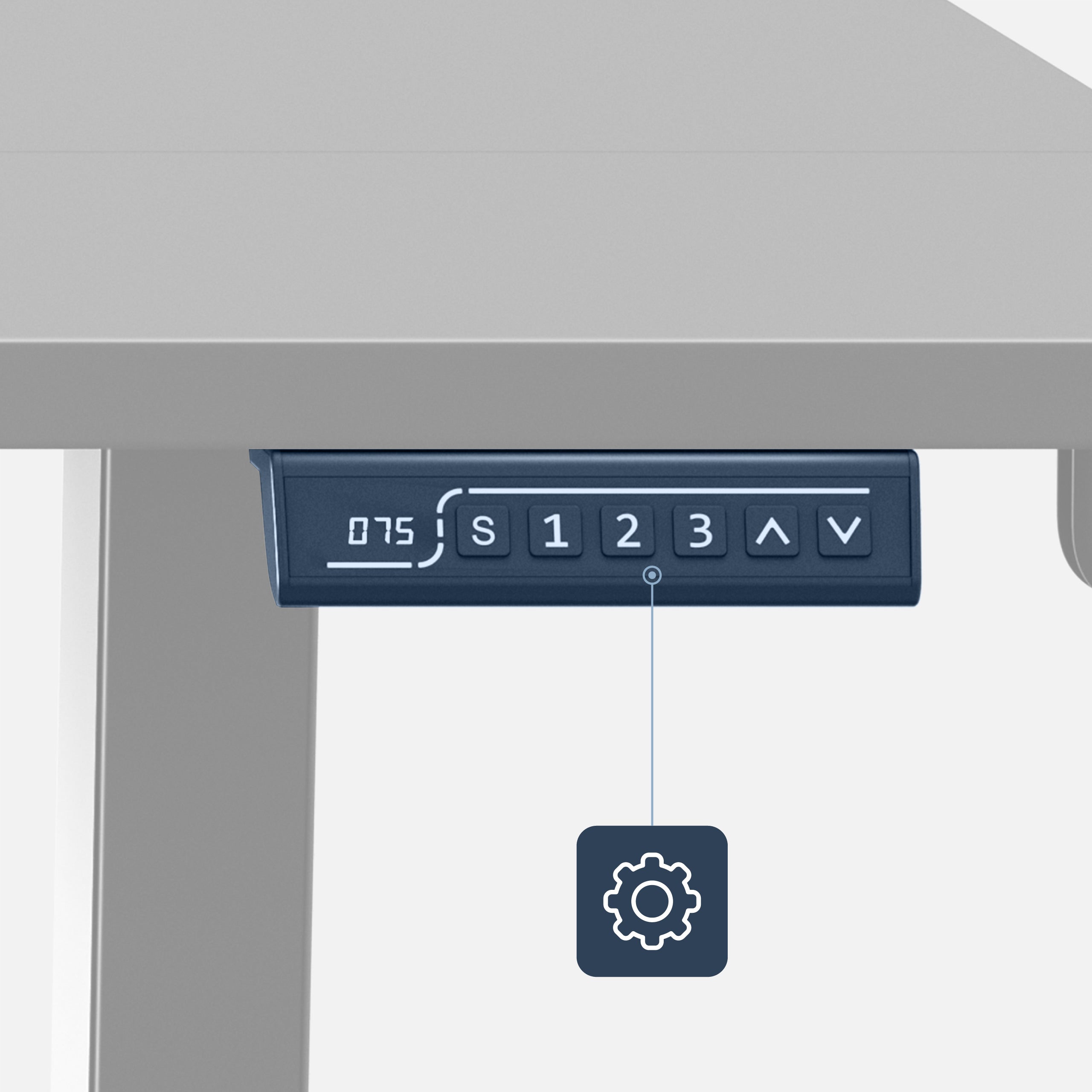 Biurko elektryczne Mark Adler Leader 7.6 Black 160 cm