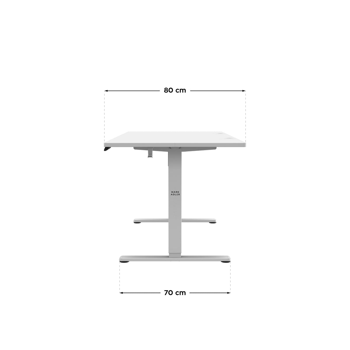 Mark Adler Leader 7.6 White 160 cm-es elektromos íróasztal