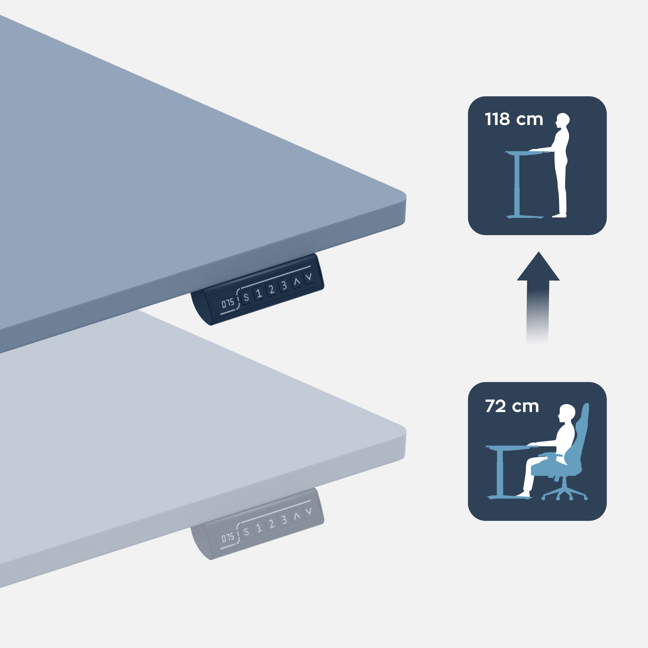 Biurko elektryczne Mark Adler Leader 7.6 White 160 cm