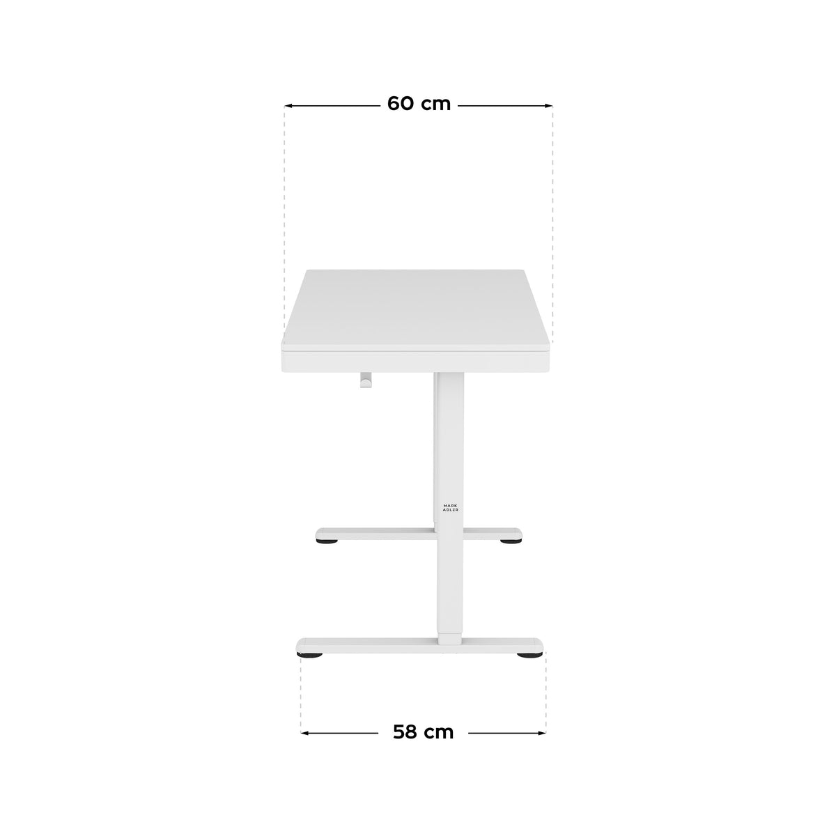 Mark Adler Leader 8.2 White 120 cm-es elektromos íróasztal