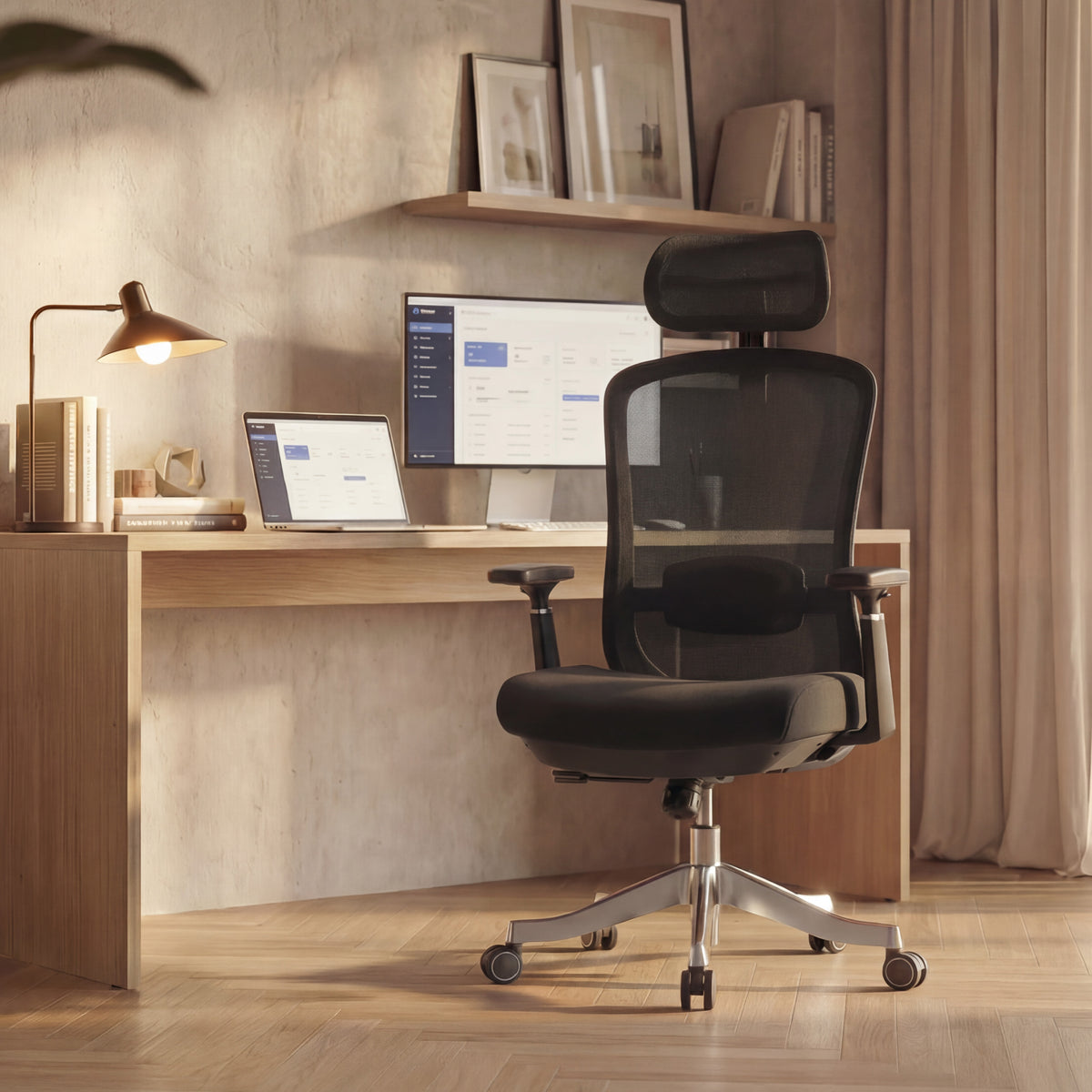 Офисен стол с масаж Mark Adler Leadpro 6.0 Black